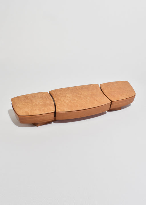 Elongated Wooden Jewelry Box