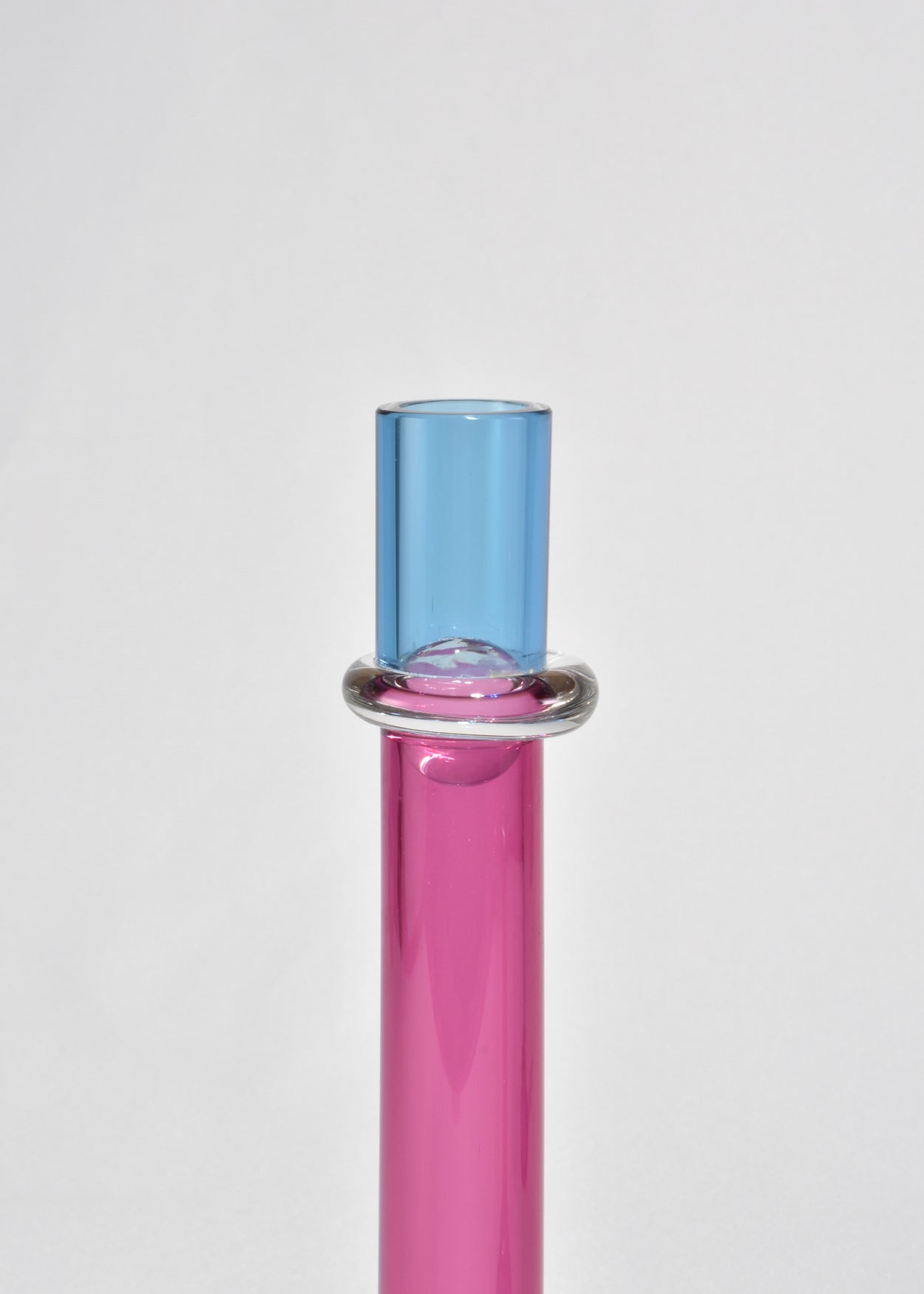 Colorful Glass Candleholder Set