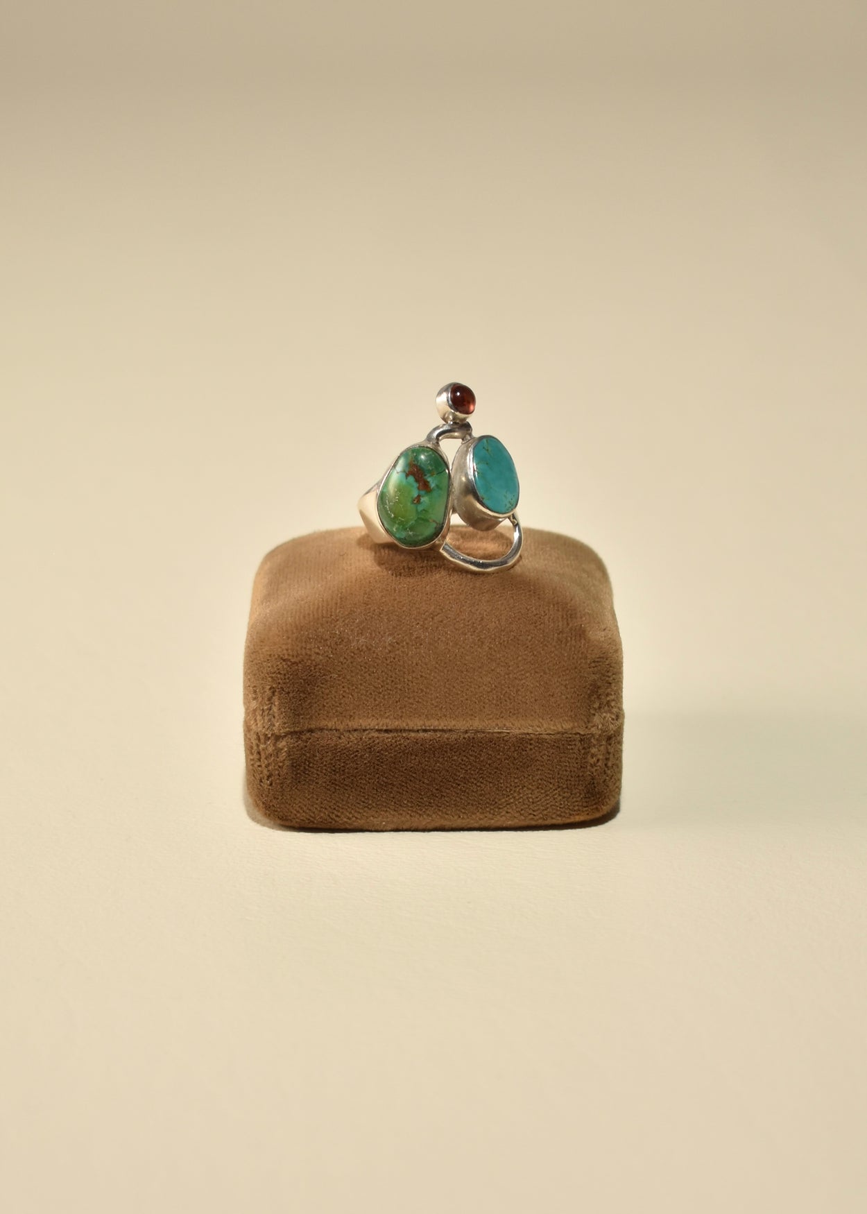 Abstract Multi Stone Ring