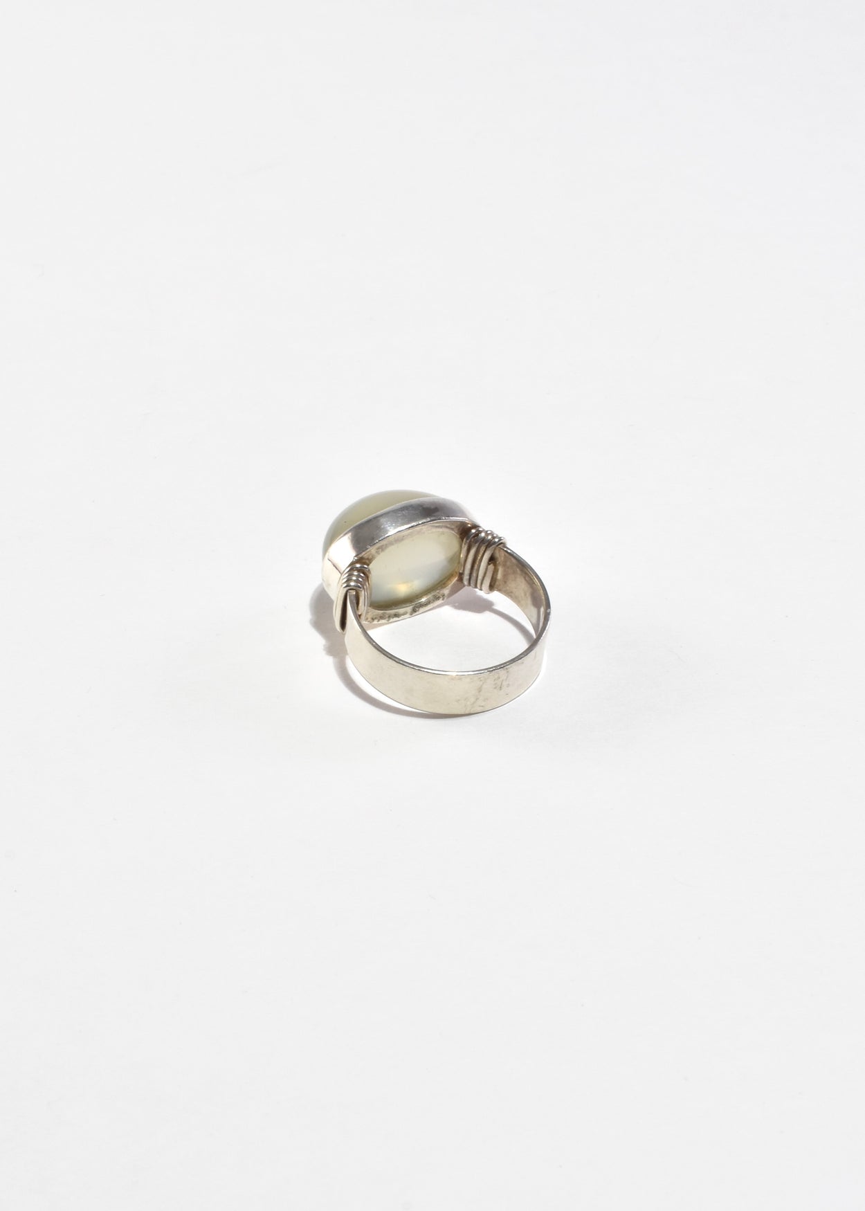 Domed Moonstone Ring