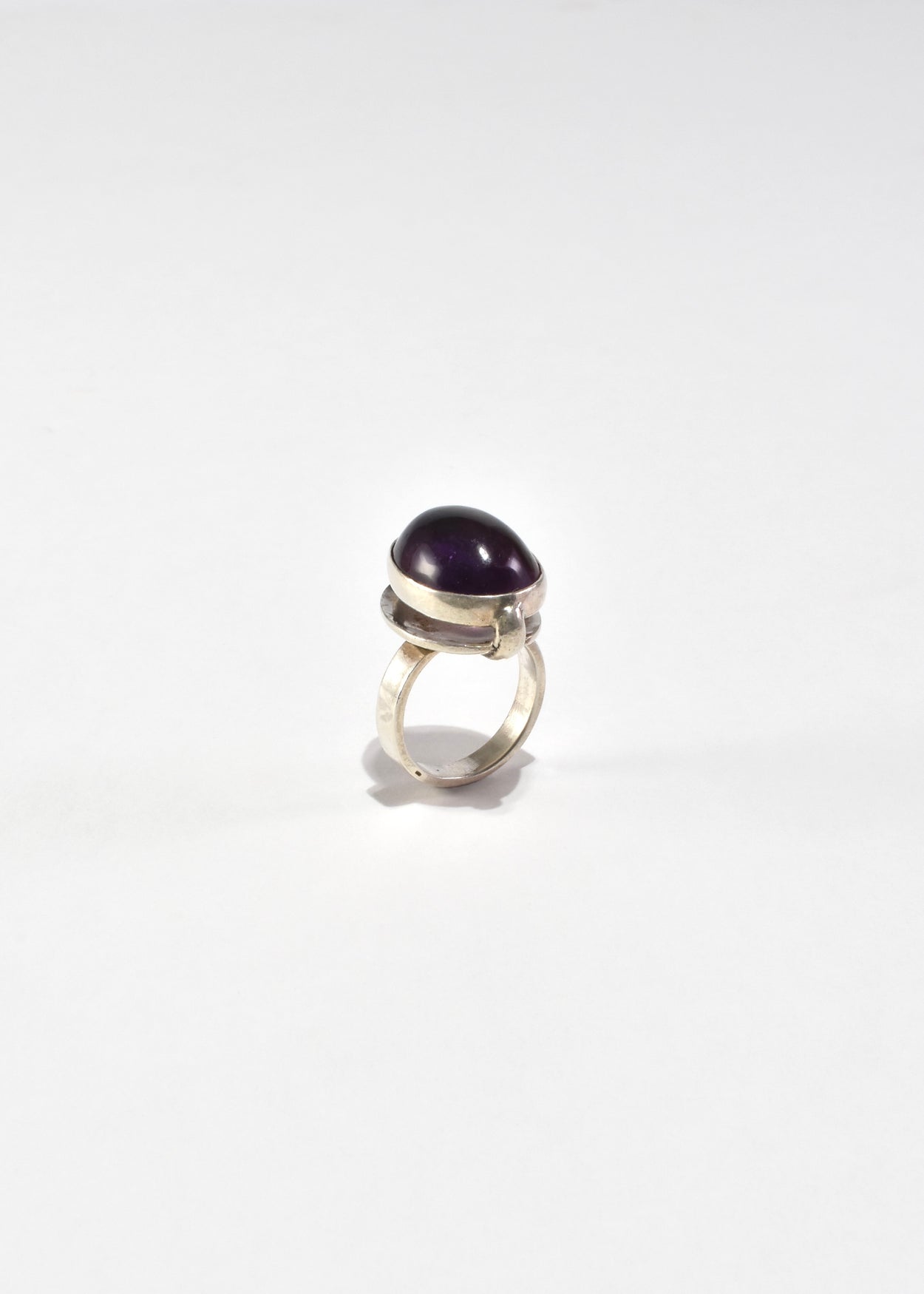 Modernist Amethyst Ring