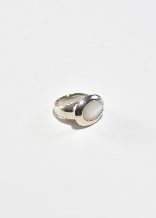 Oval Mother of Pearl Ring
