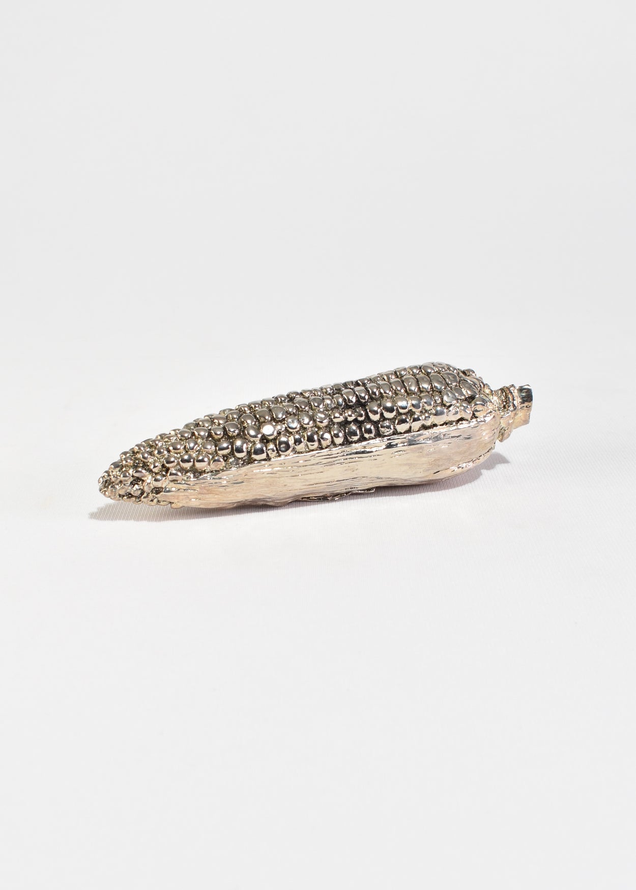 Silver Corn Sculpture