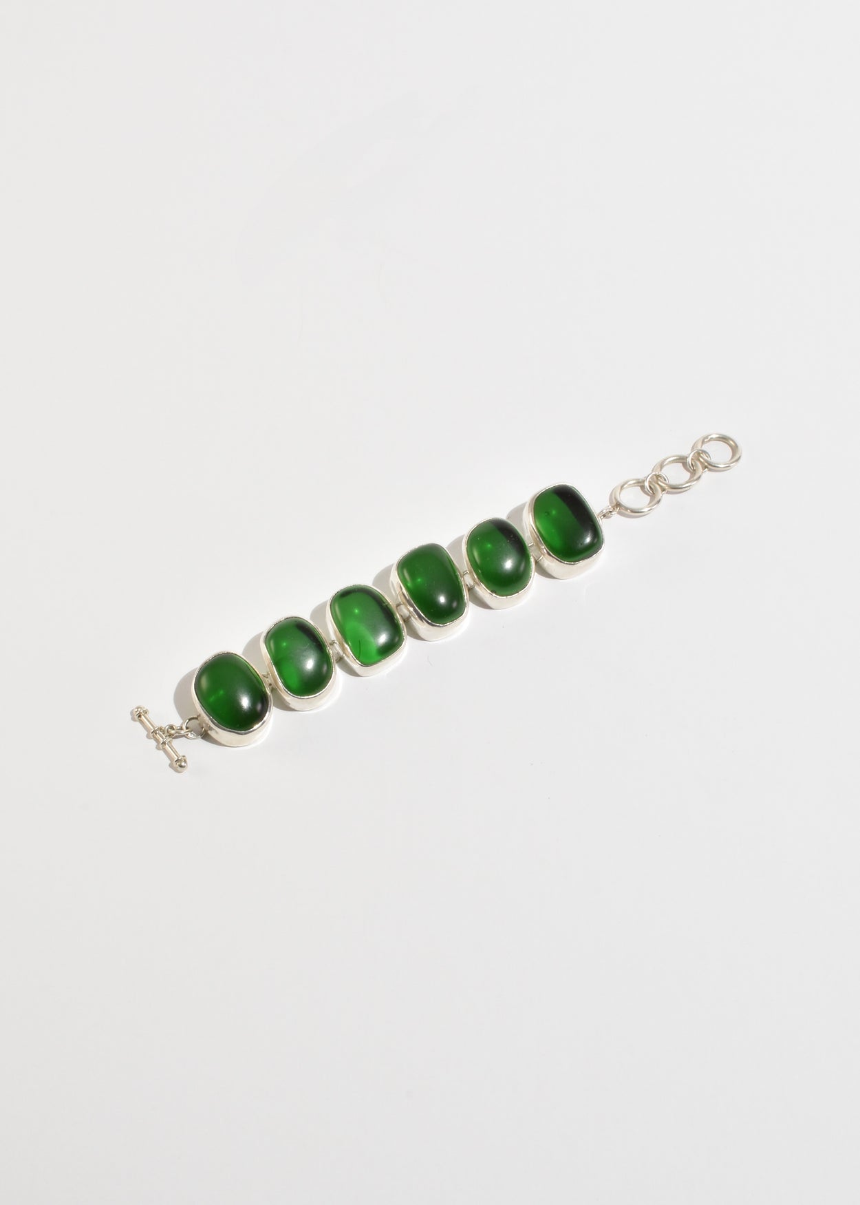 Green Glass Bracelet
