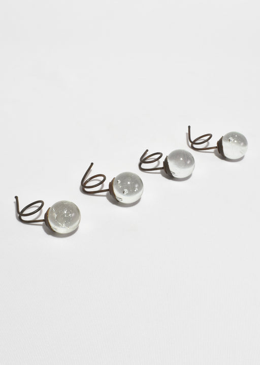 Glass Sphere Napkin Rings