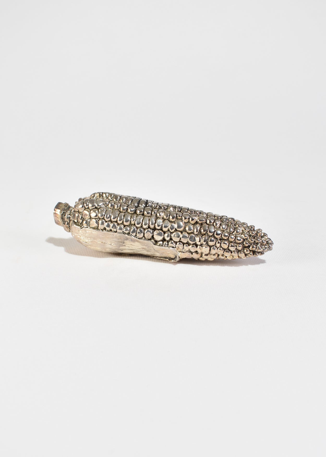 Silver Corn Sculpture