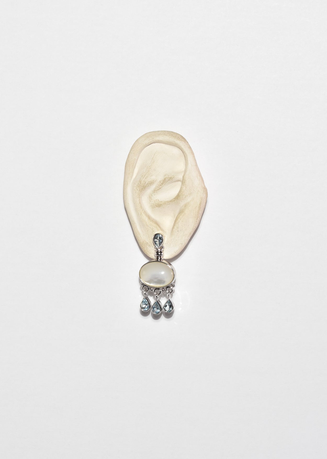 Topaz Mother of Pearl Earrings