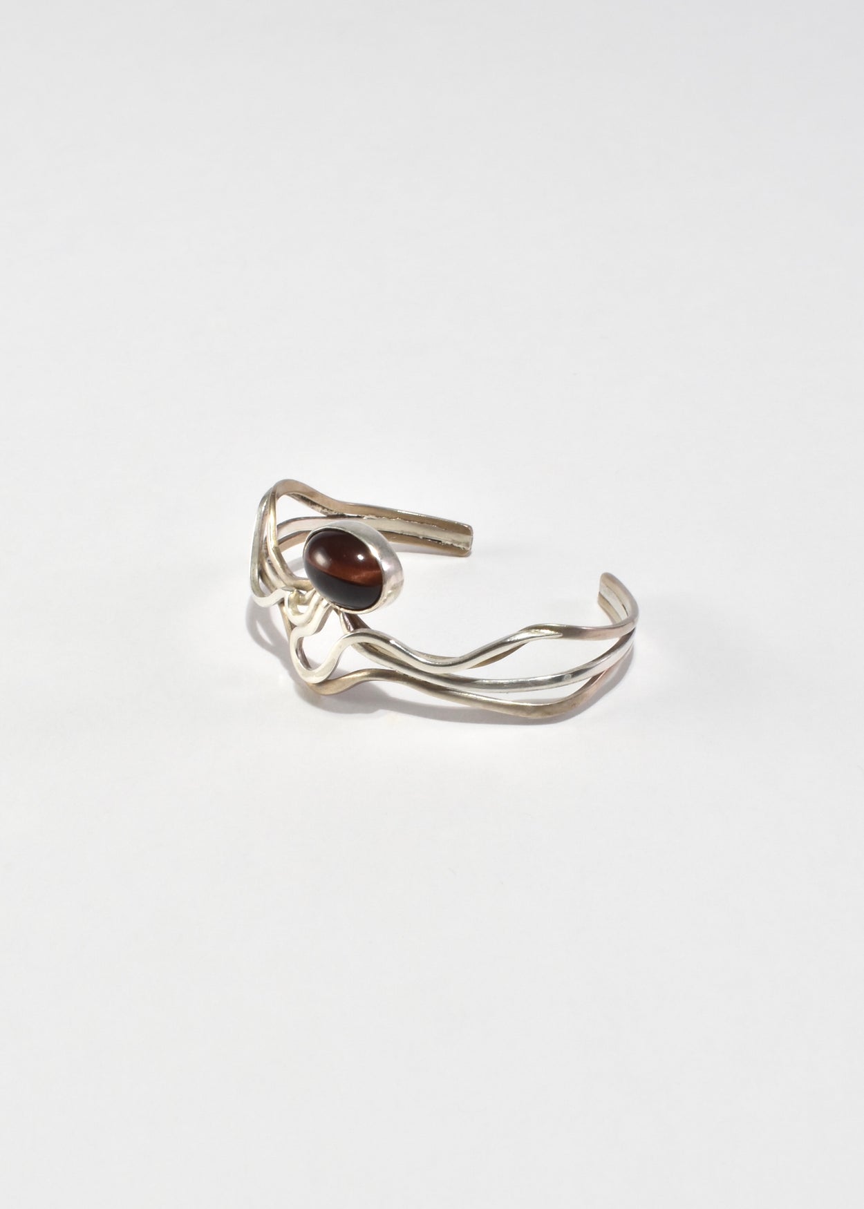 Abstract Cat's Eye Cuff Bracelet