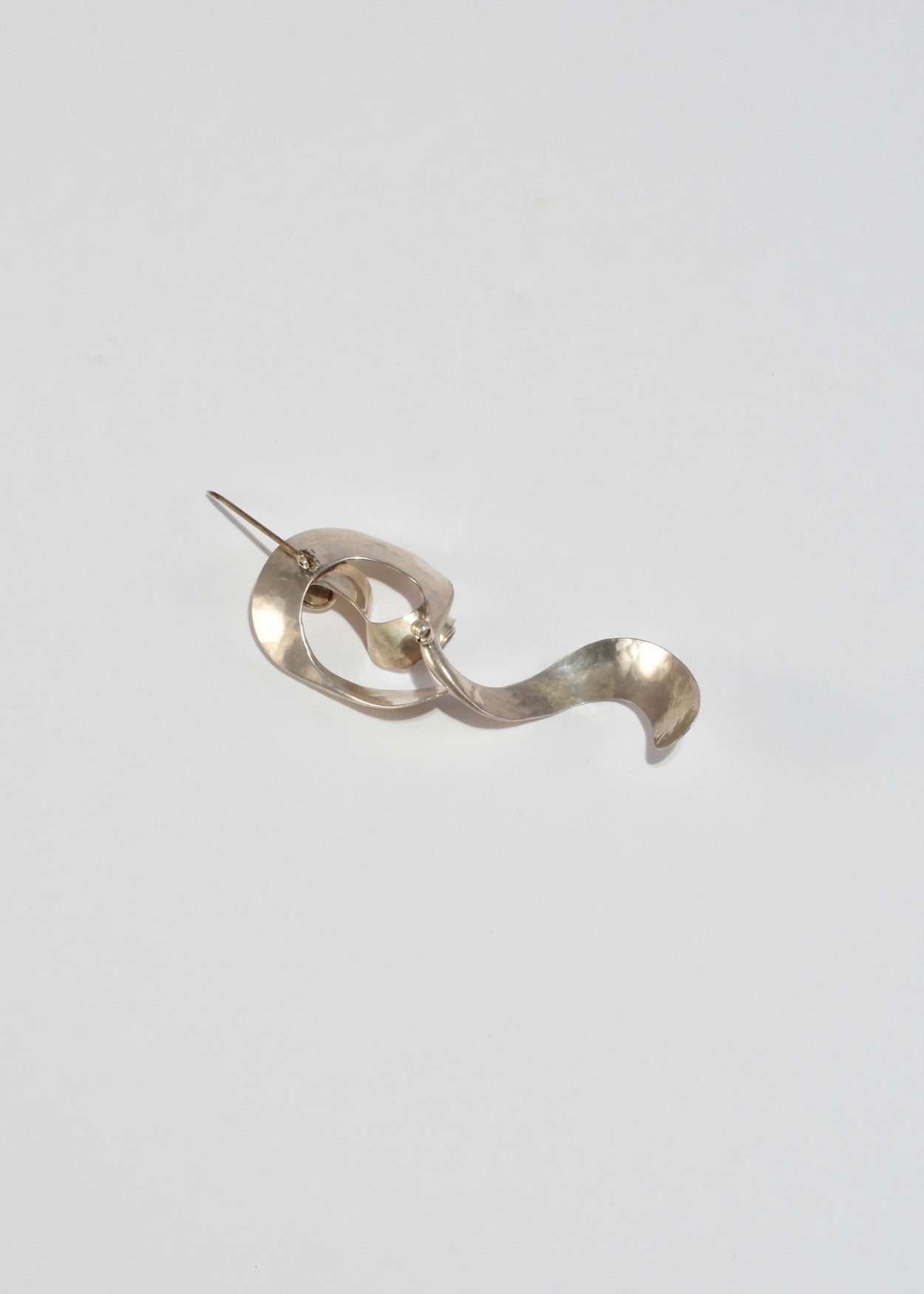 Abstract Curved Brooch
