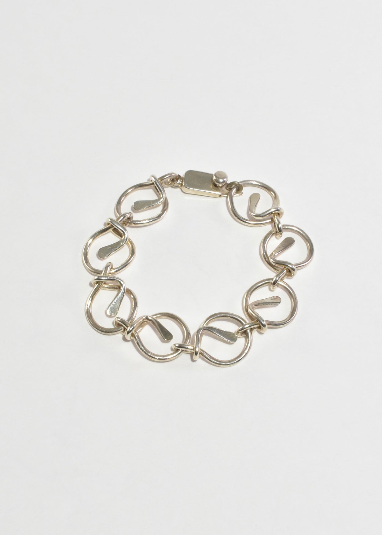 Sterling Loop Bracelet