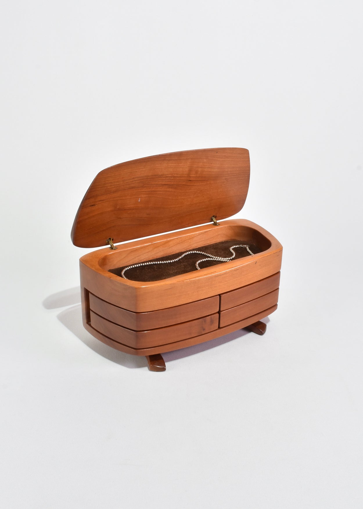 Pivoting Wooden Jewelry Box
