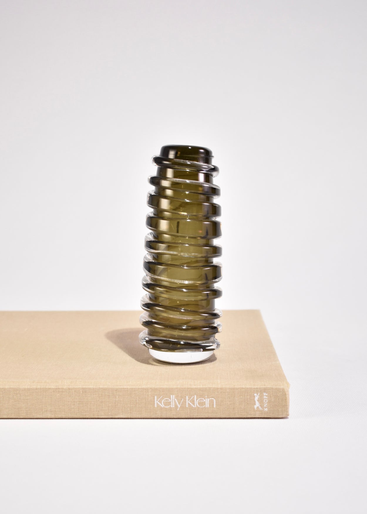 Spiral Olive Stem Vase