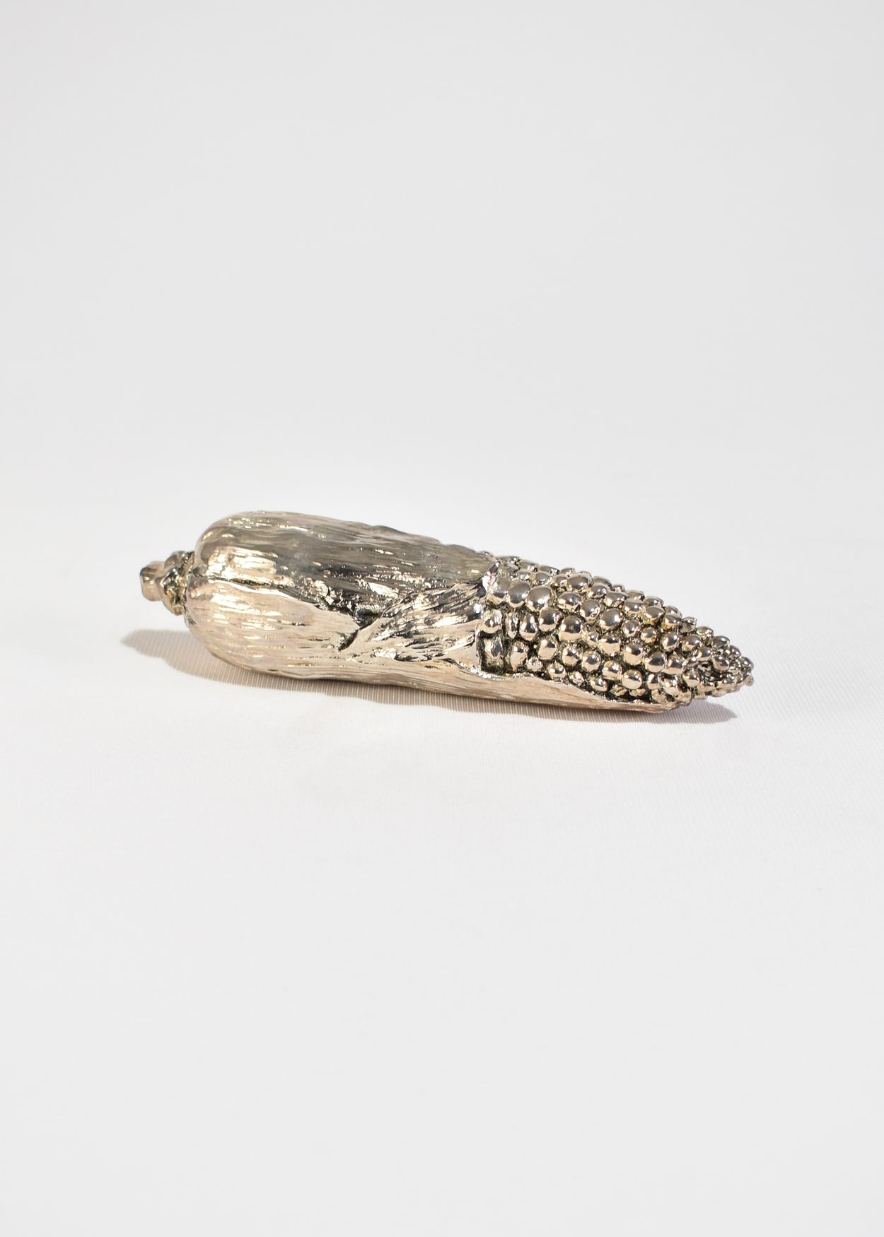 Silver Corn Sculpture