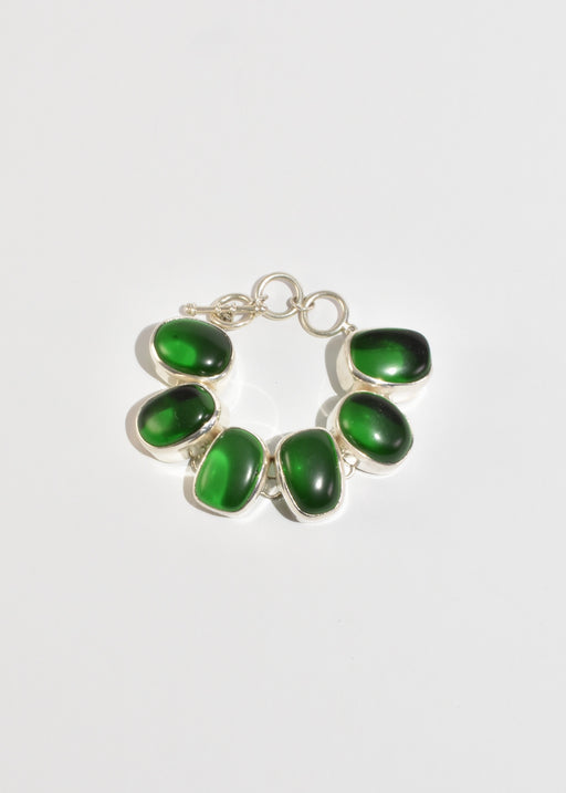 Green Glass Bracelet