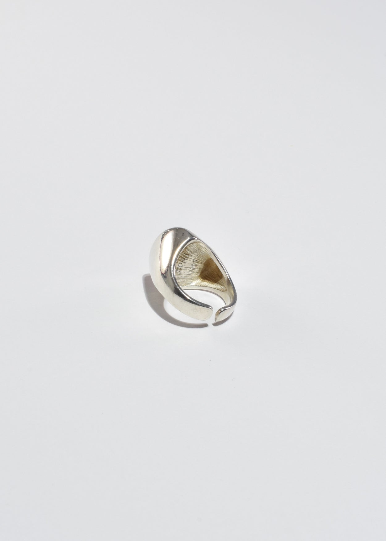 Modernist Rhodochrosite Ring