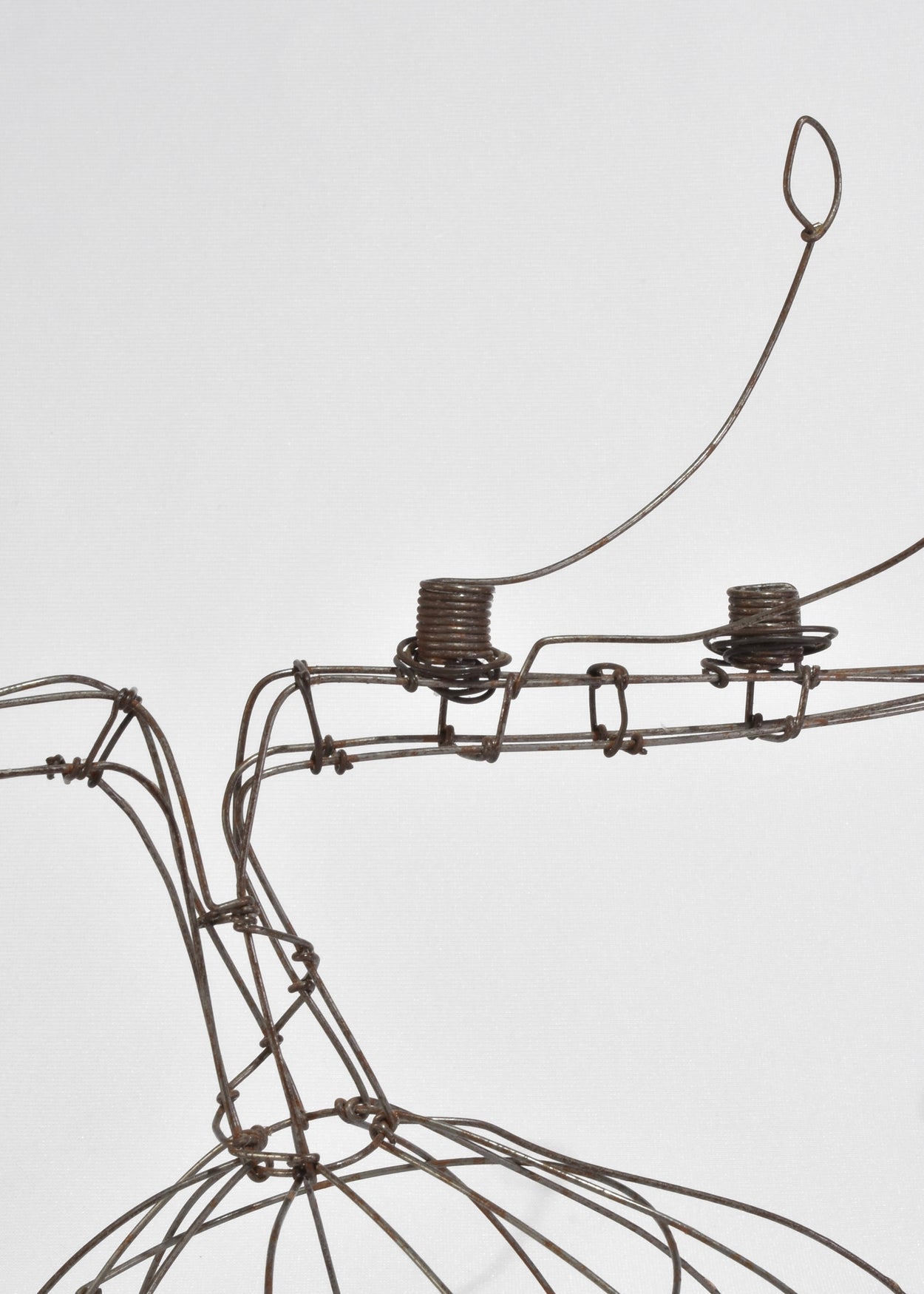 Sculptural Wire Candelabra