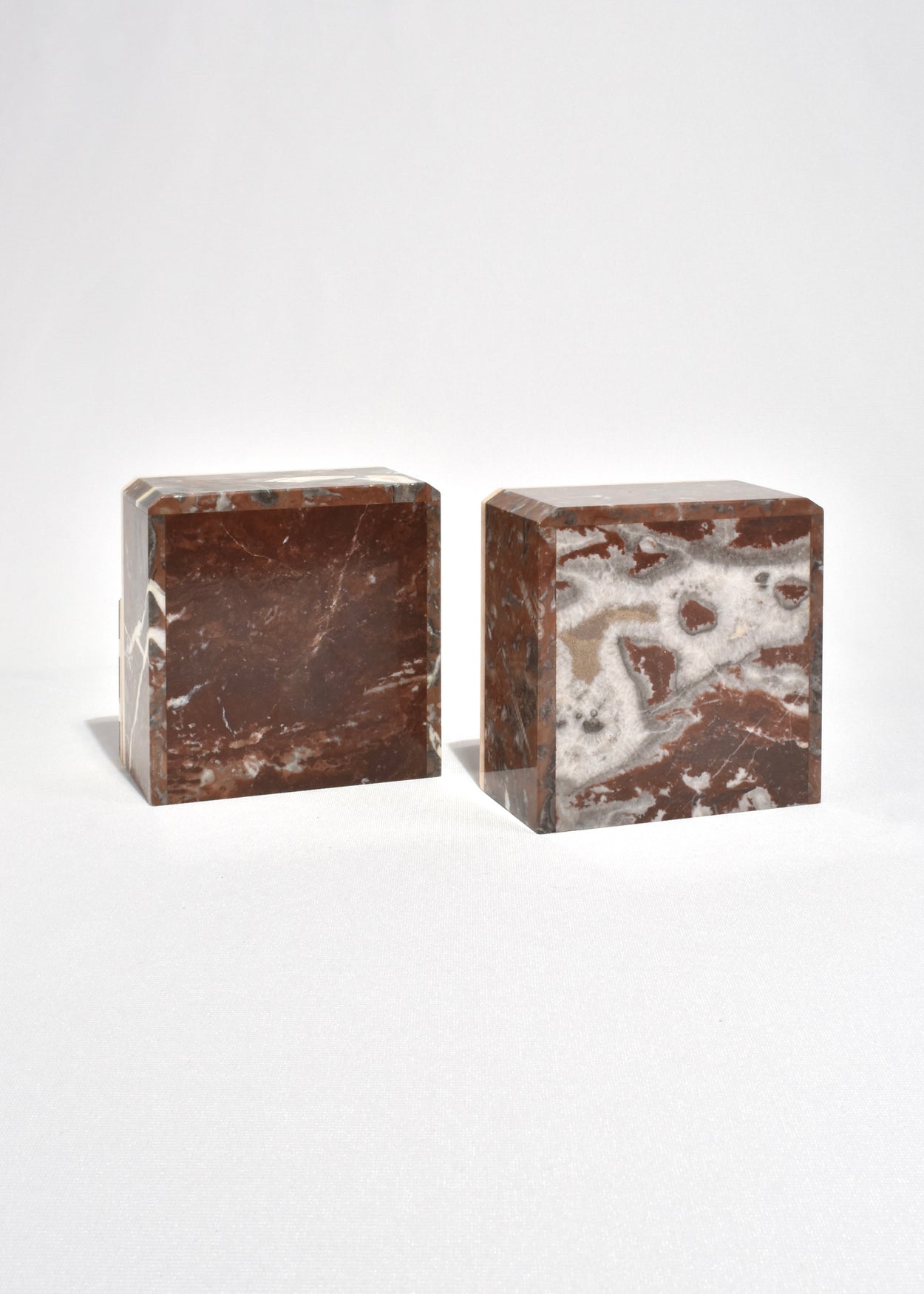 Deco Mixed Stone Bookends