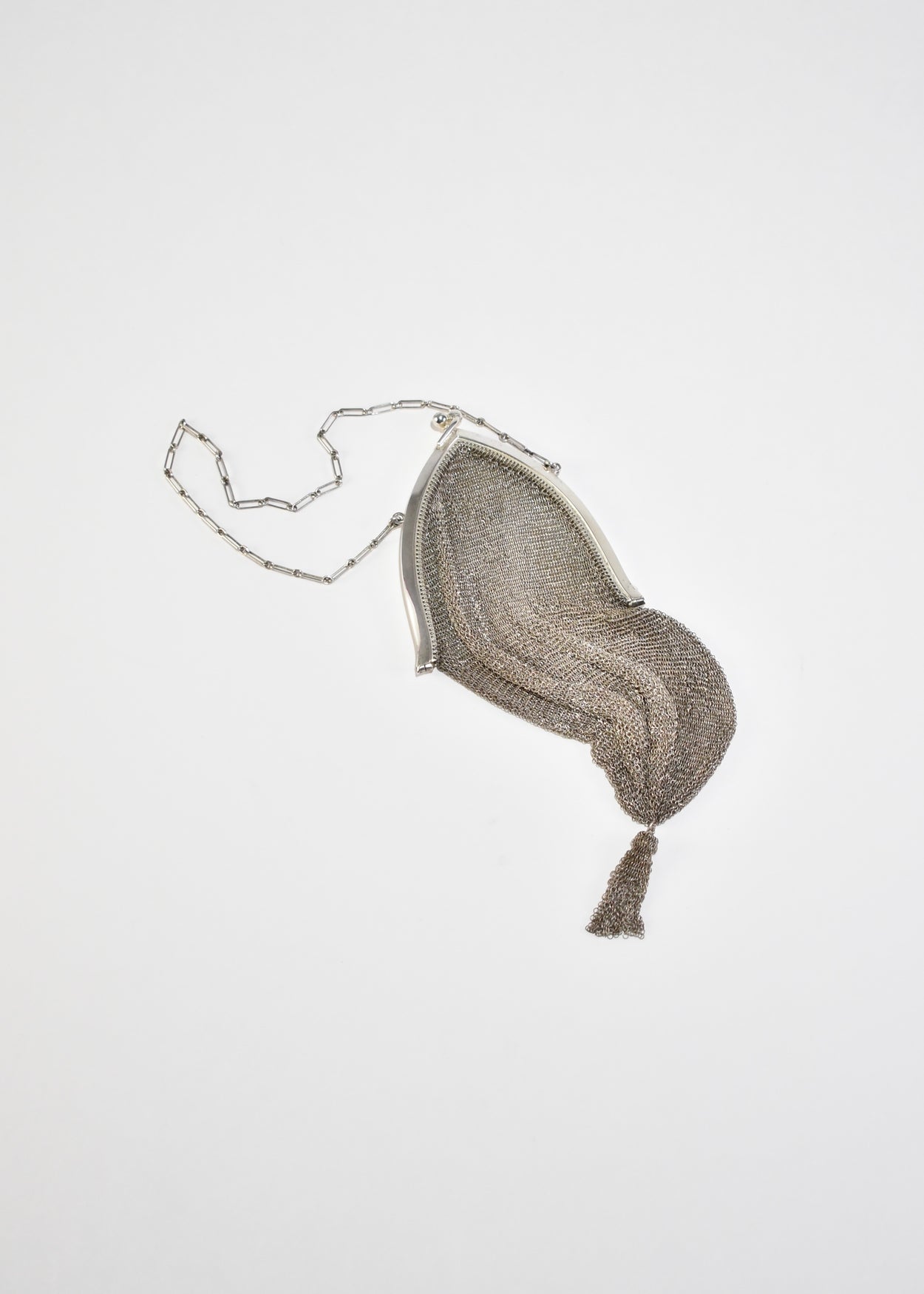 Sterling Mesh Wrist Purse