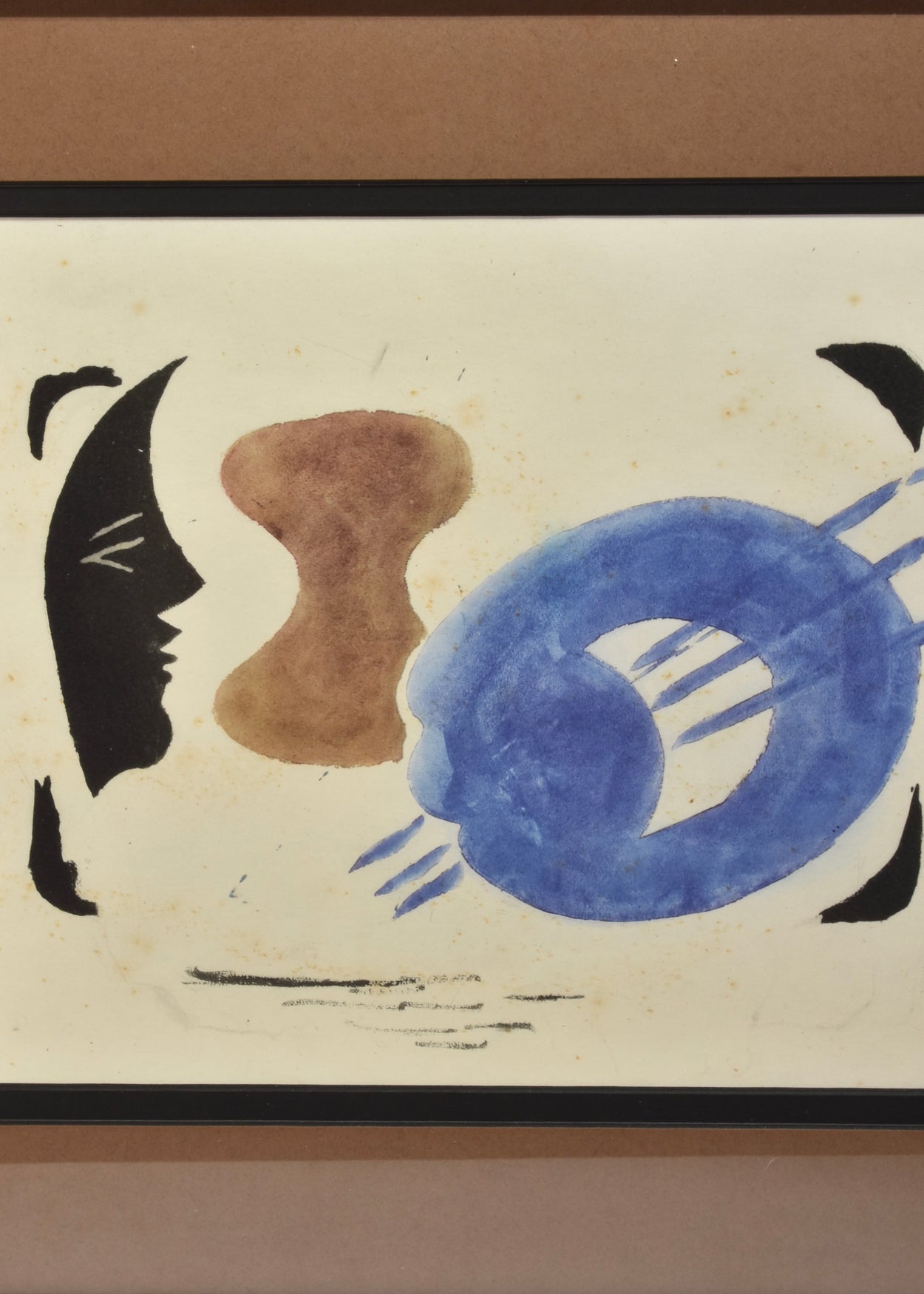 Abstract Composition, Framed