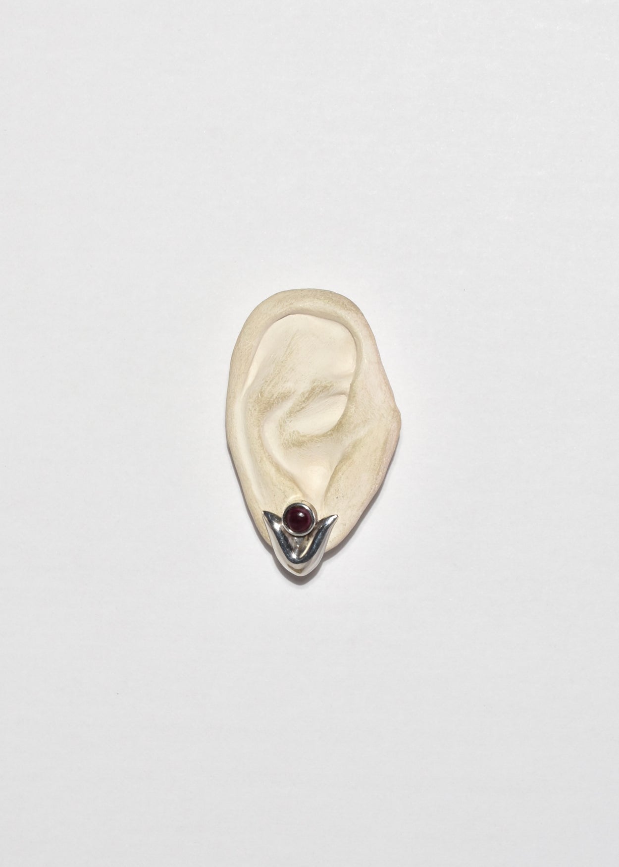 Platinum Tulip Earrings