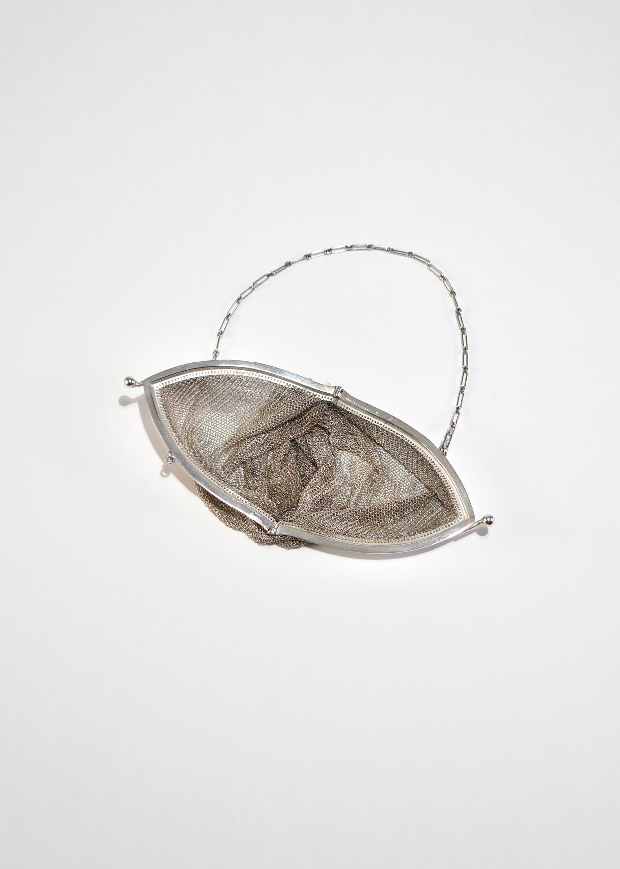 Sterling Mesh Wrist Purse