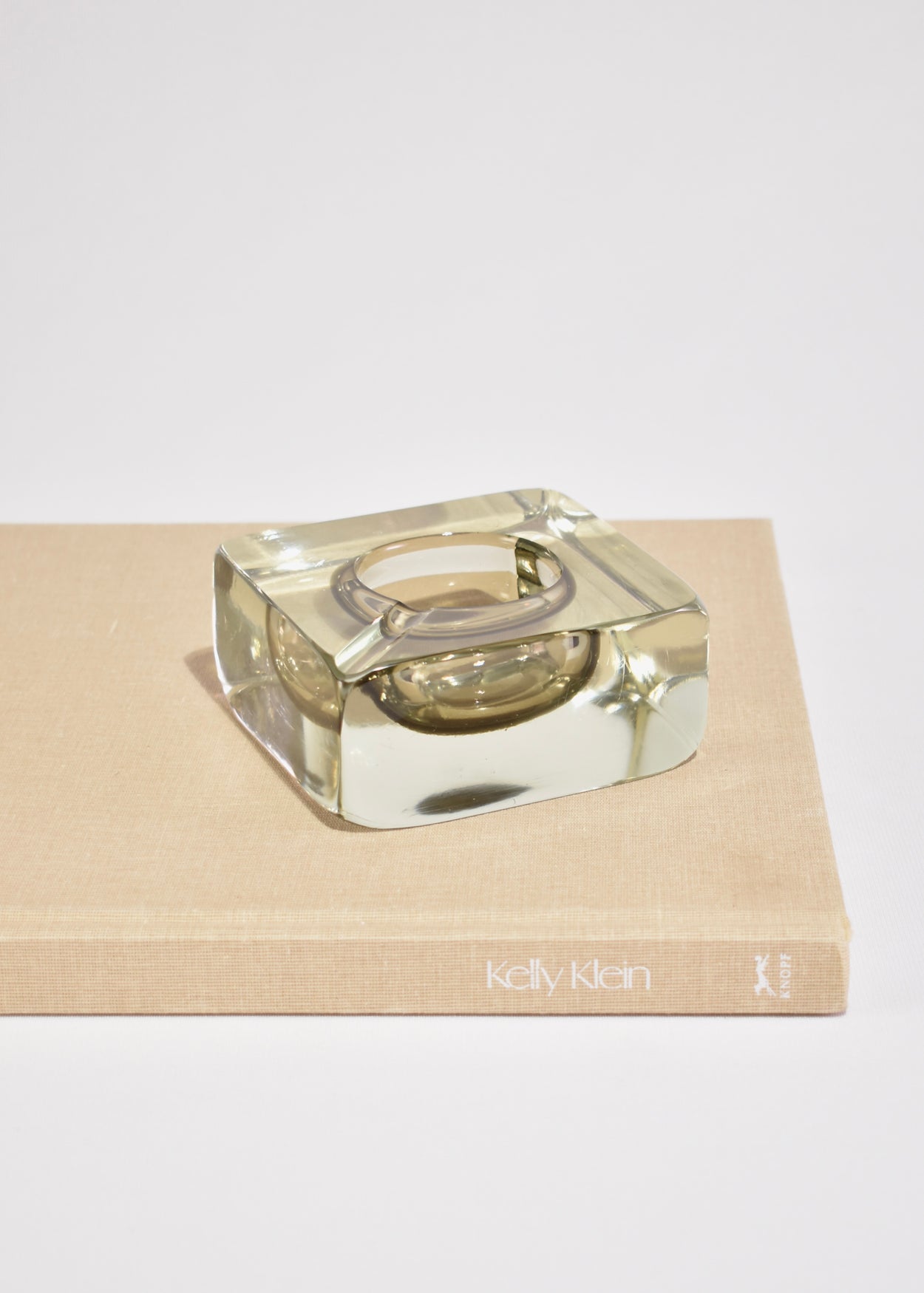 Smoked Glass Ashtray