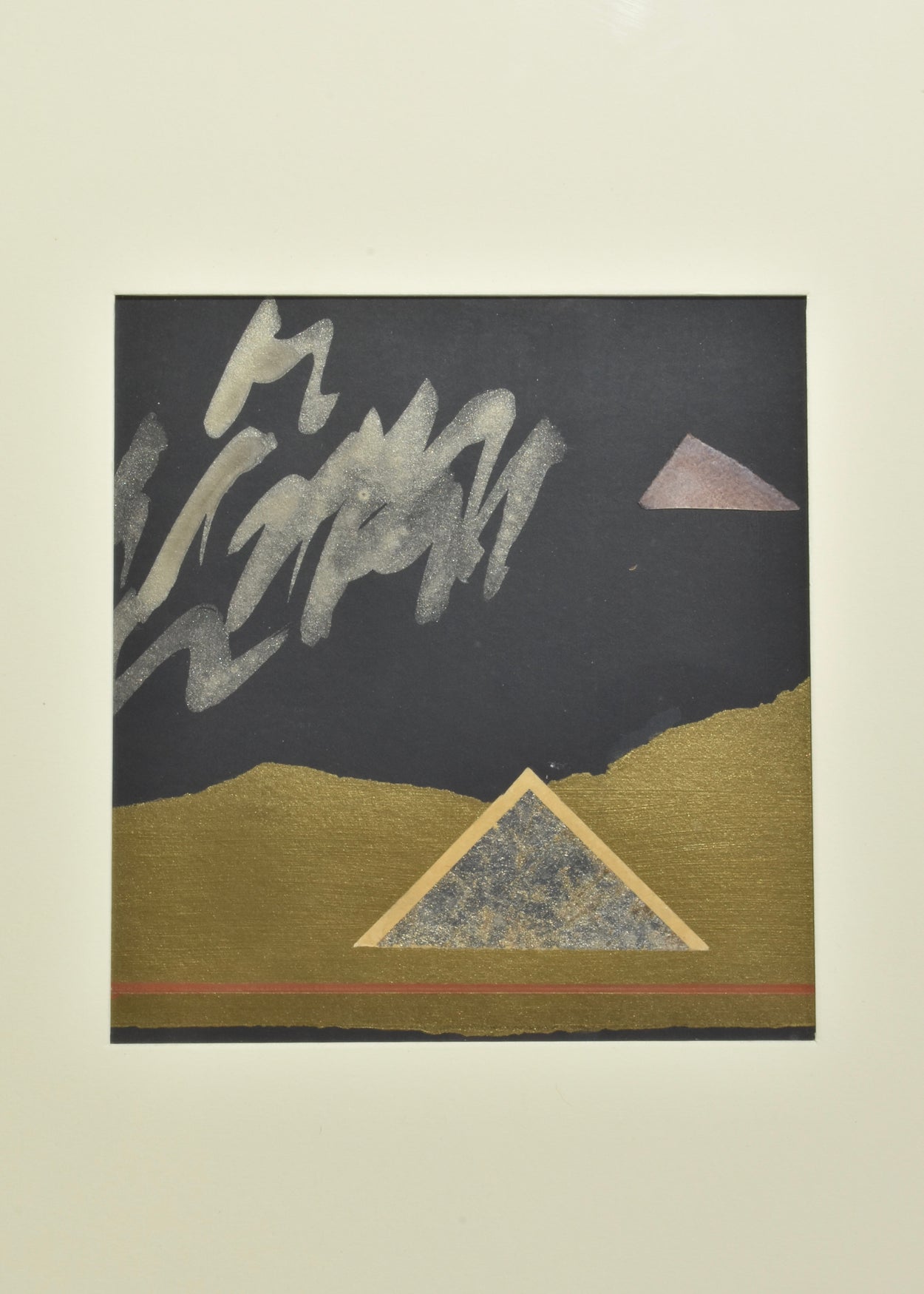 Pyramidal Collage, Framed