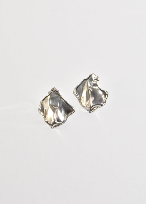Crushed Sterling Earrings