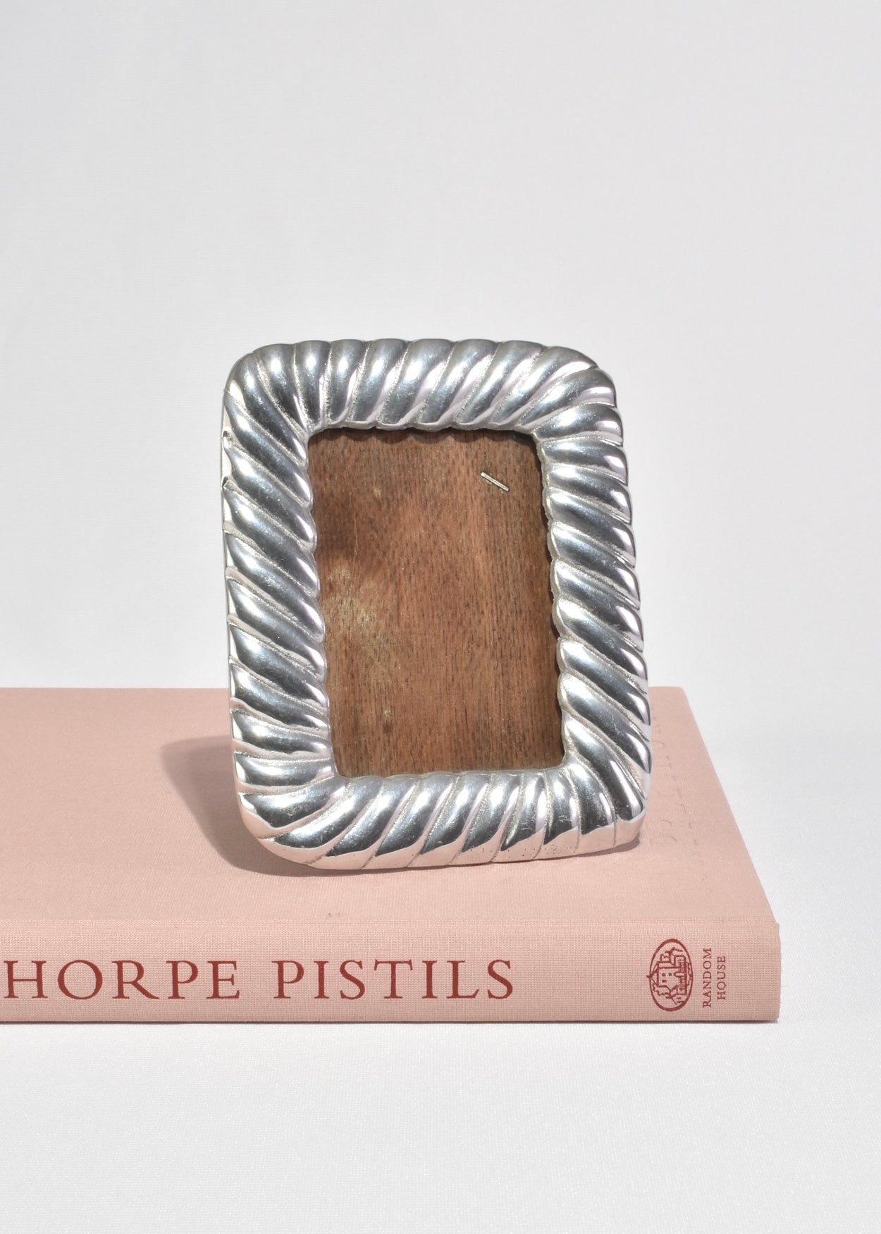 Ribbed Pewter Picture Frame