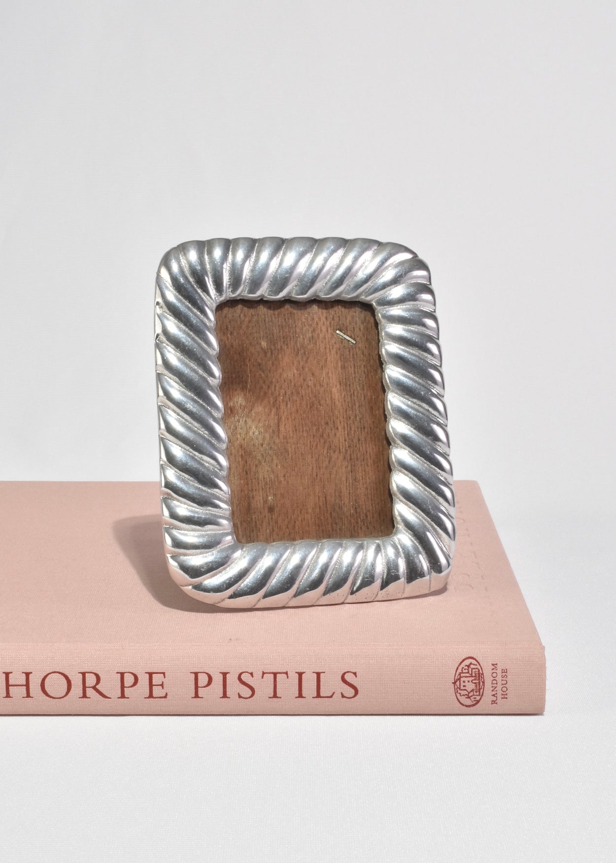 Ribbed Pewter Picture Frame