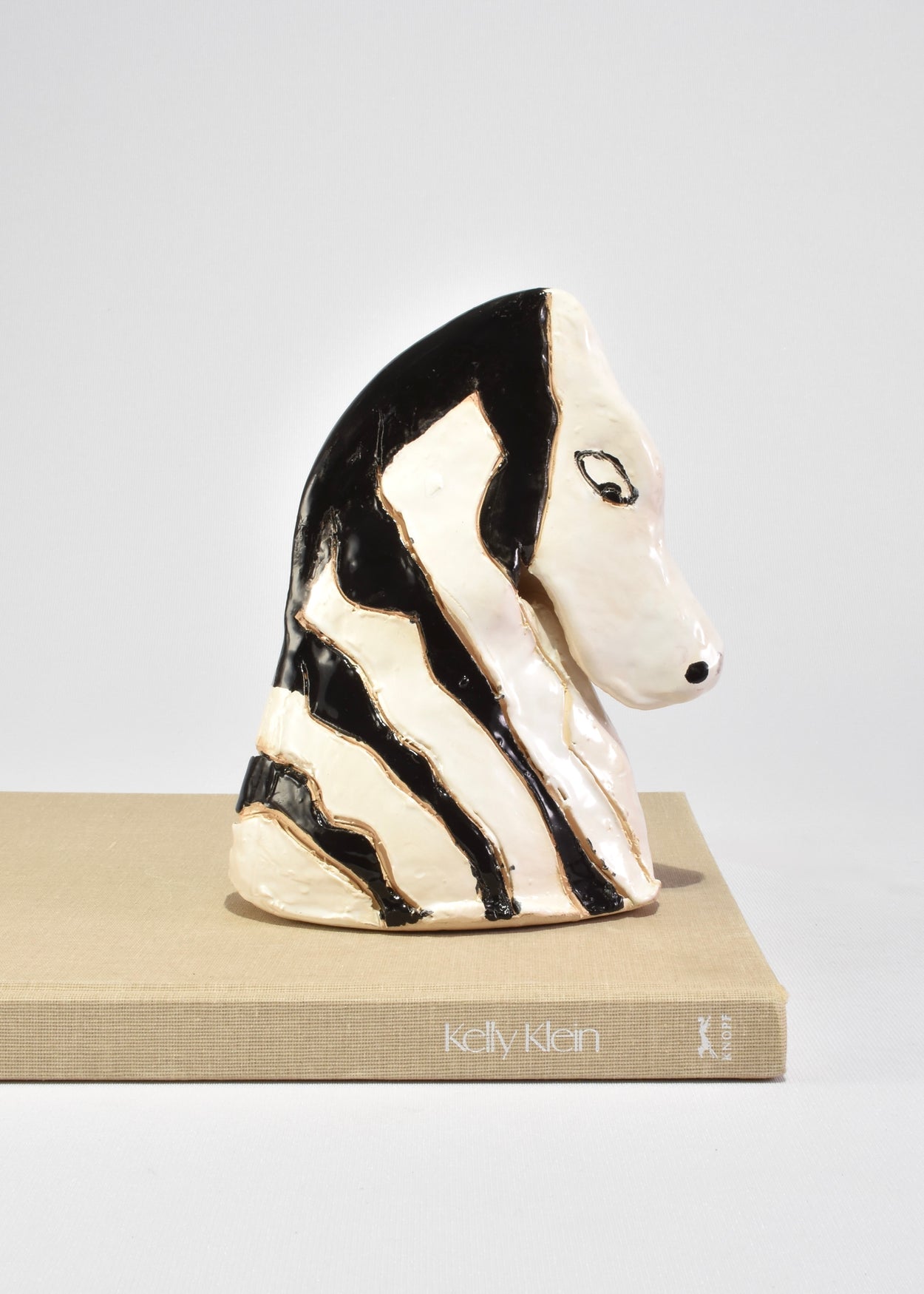 Ceramic Zebra Sculpture