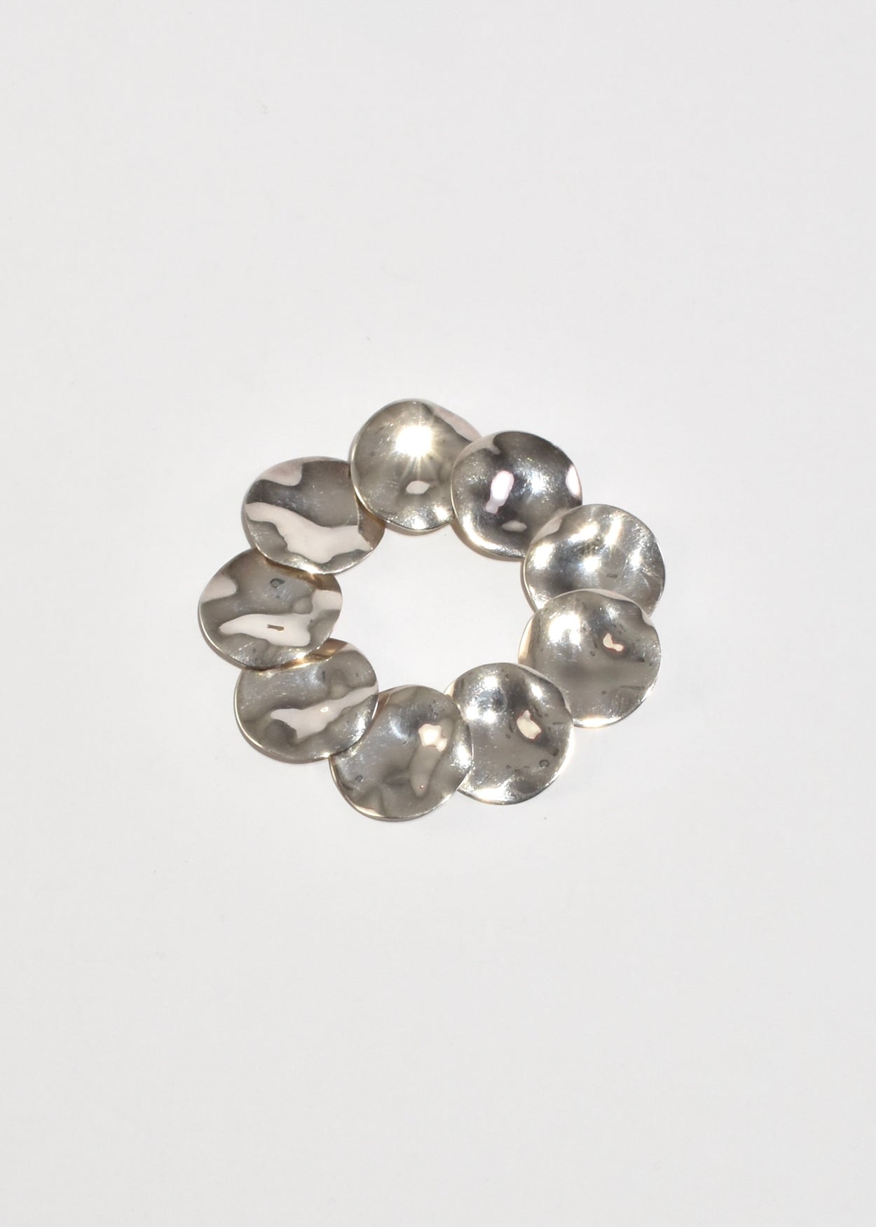 Sculptural Disc Bracelet
