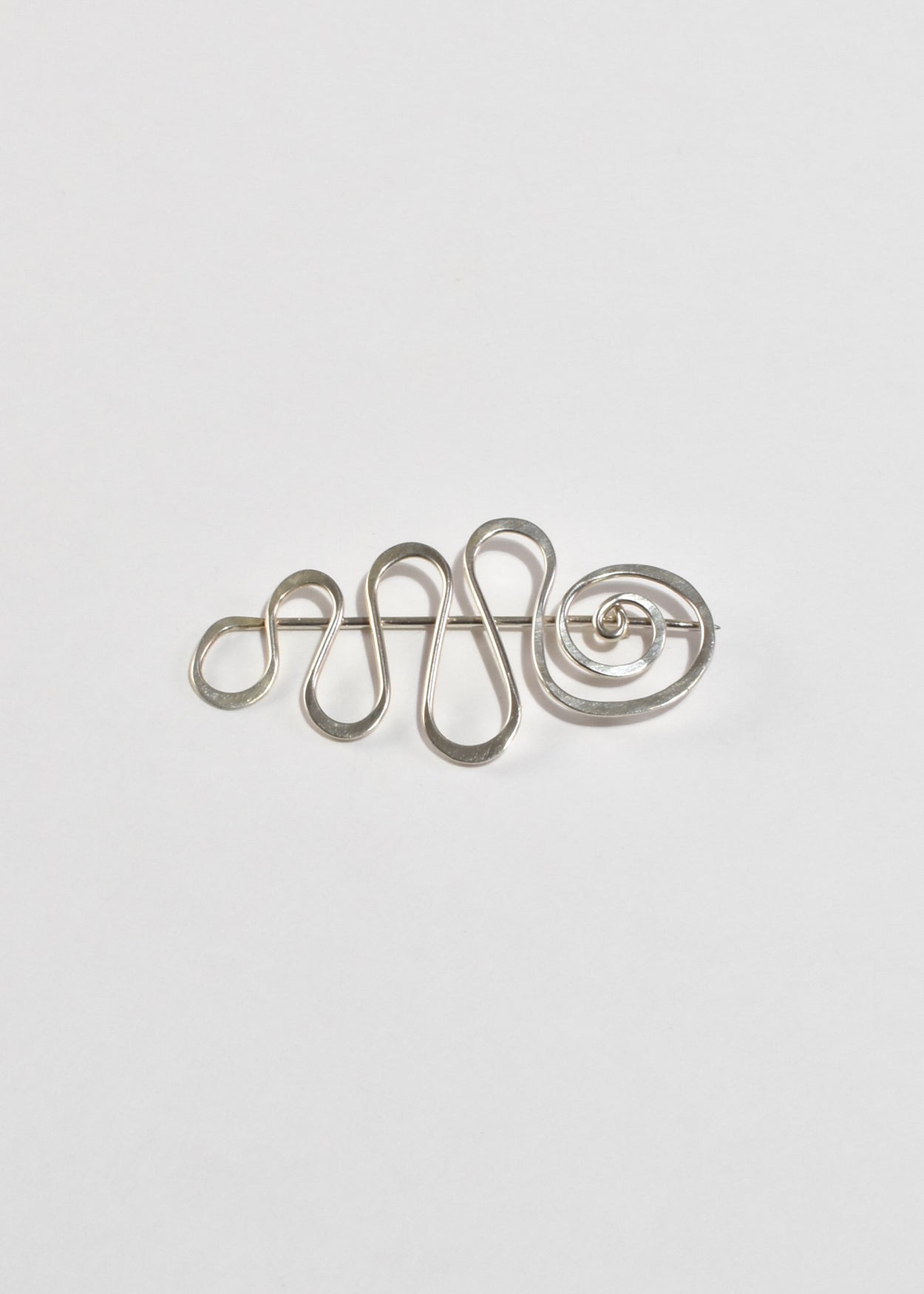 Abstract Spiral Brooch