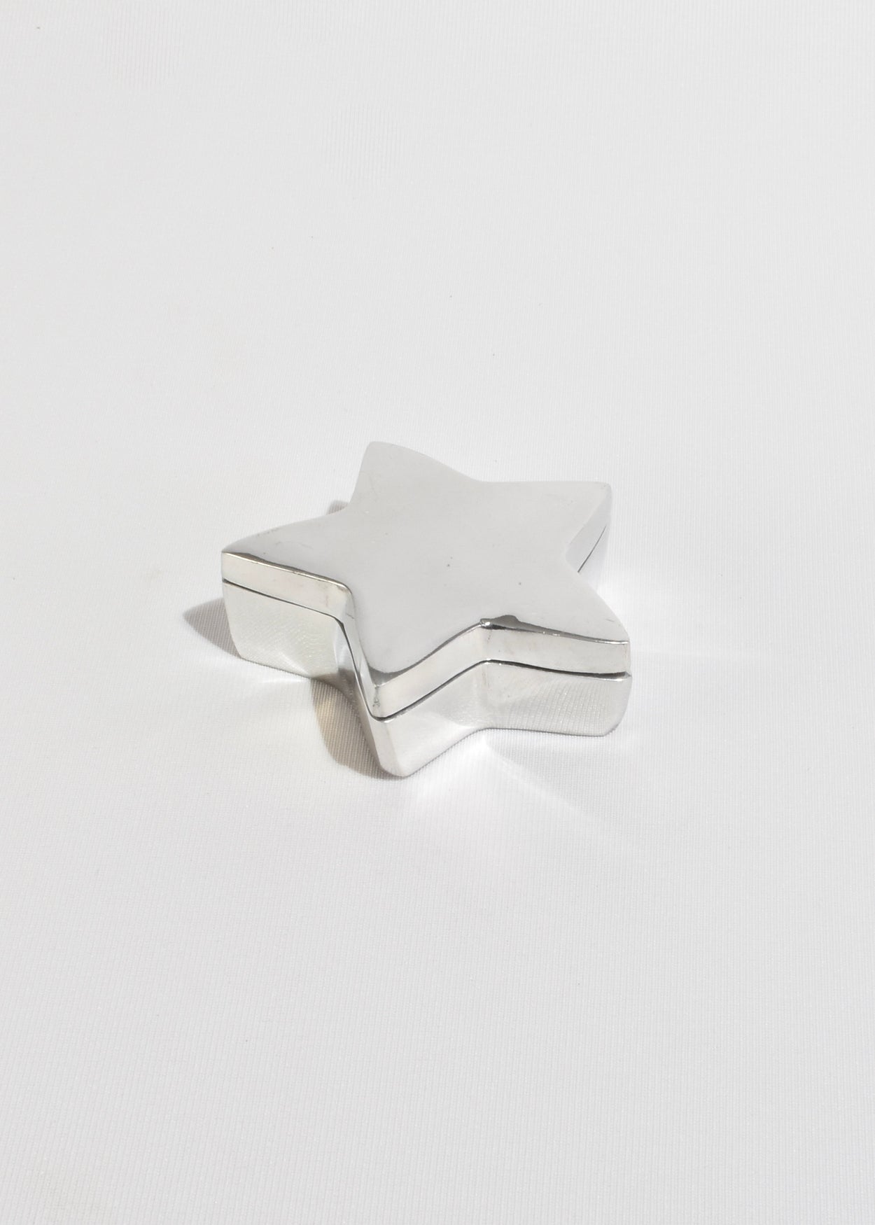 Polished Pewter Star Box