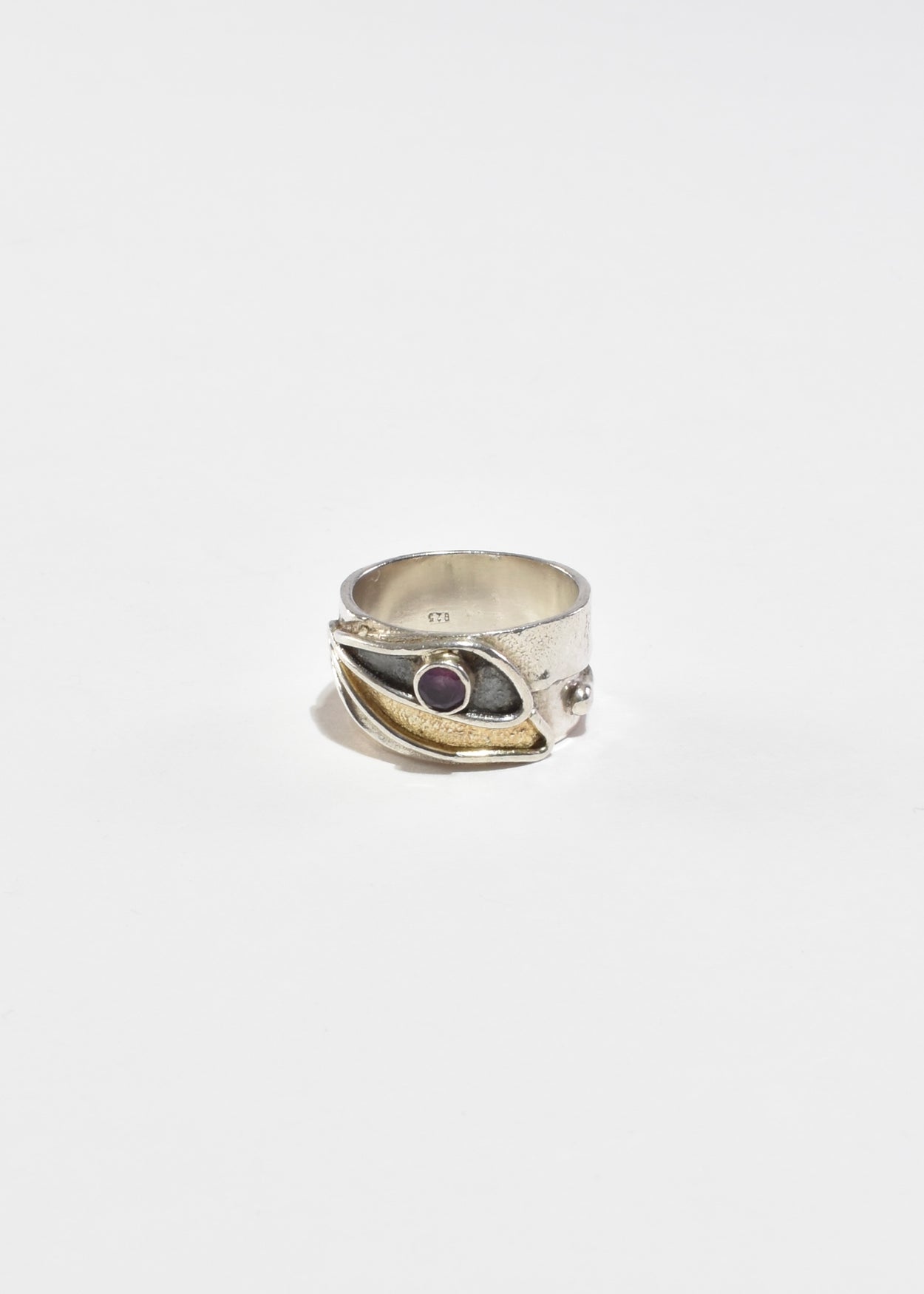 Amethyst Arts & Crafts Ring