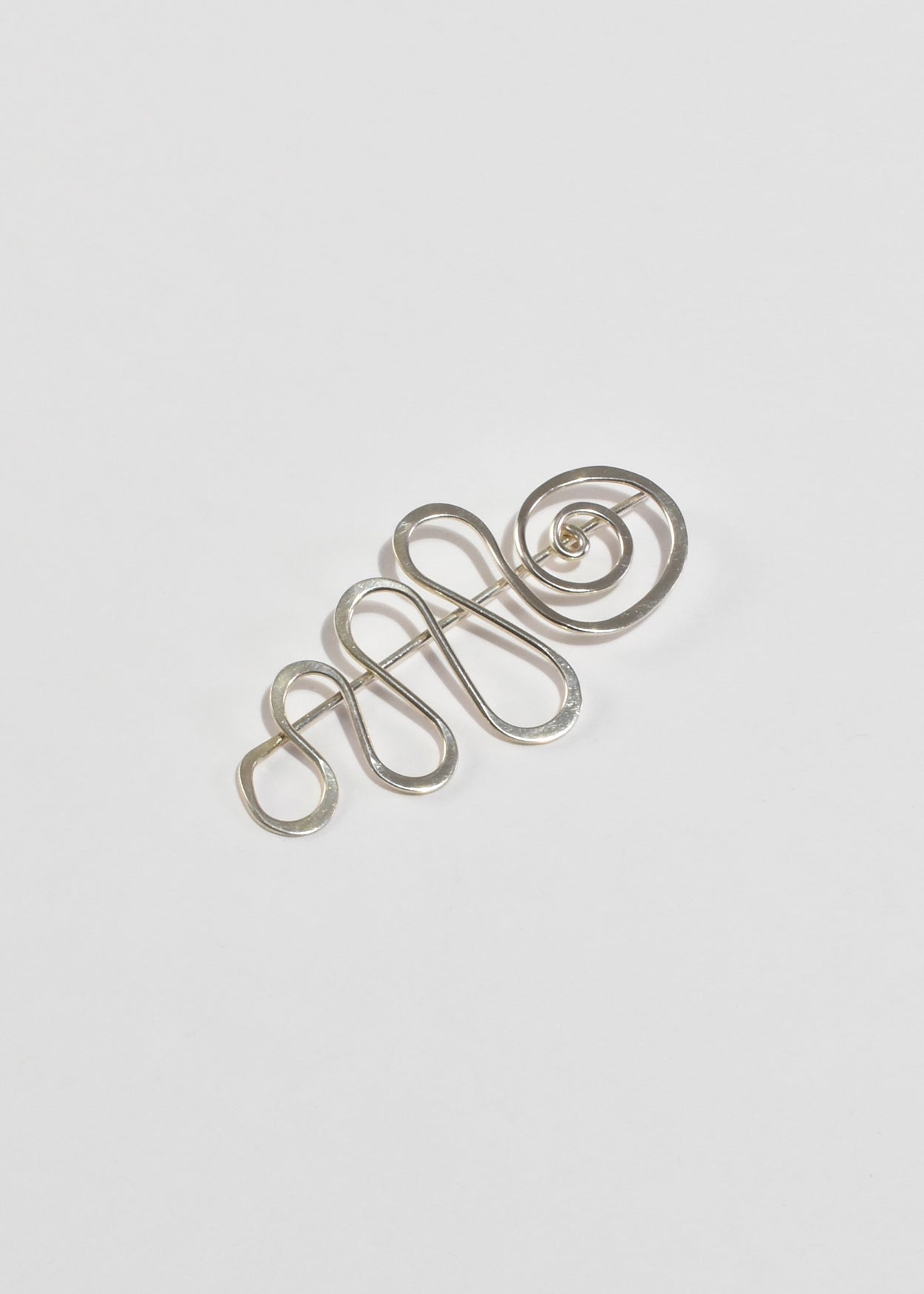 Abstract Spiral Brooch