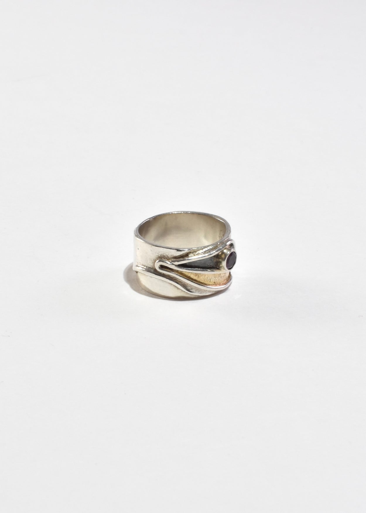 Amethyst Arts & Crafts Ring