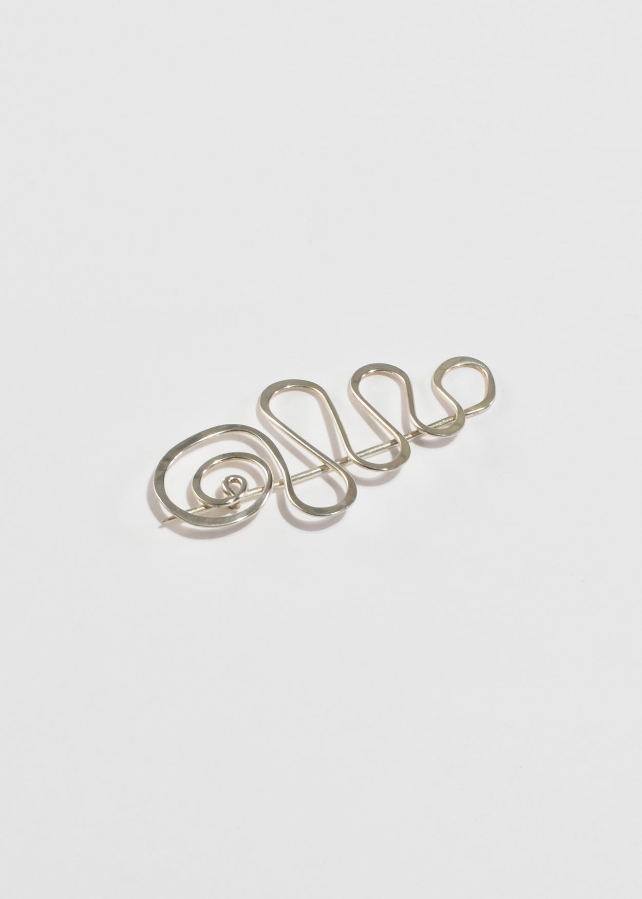 Abstract Spiral Brooch