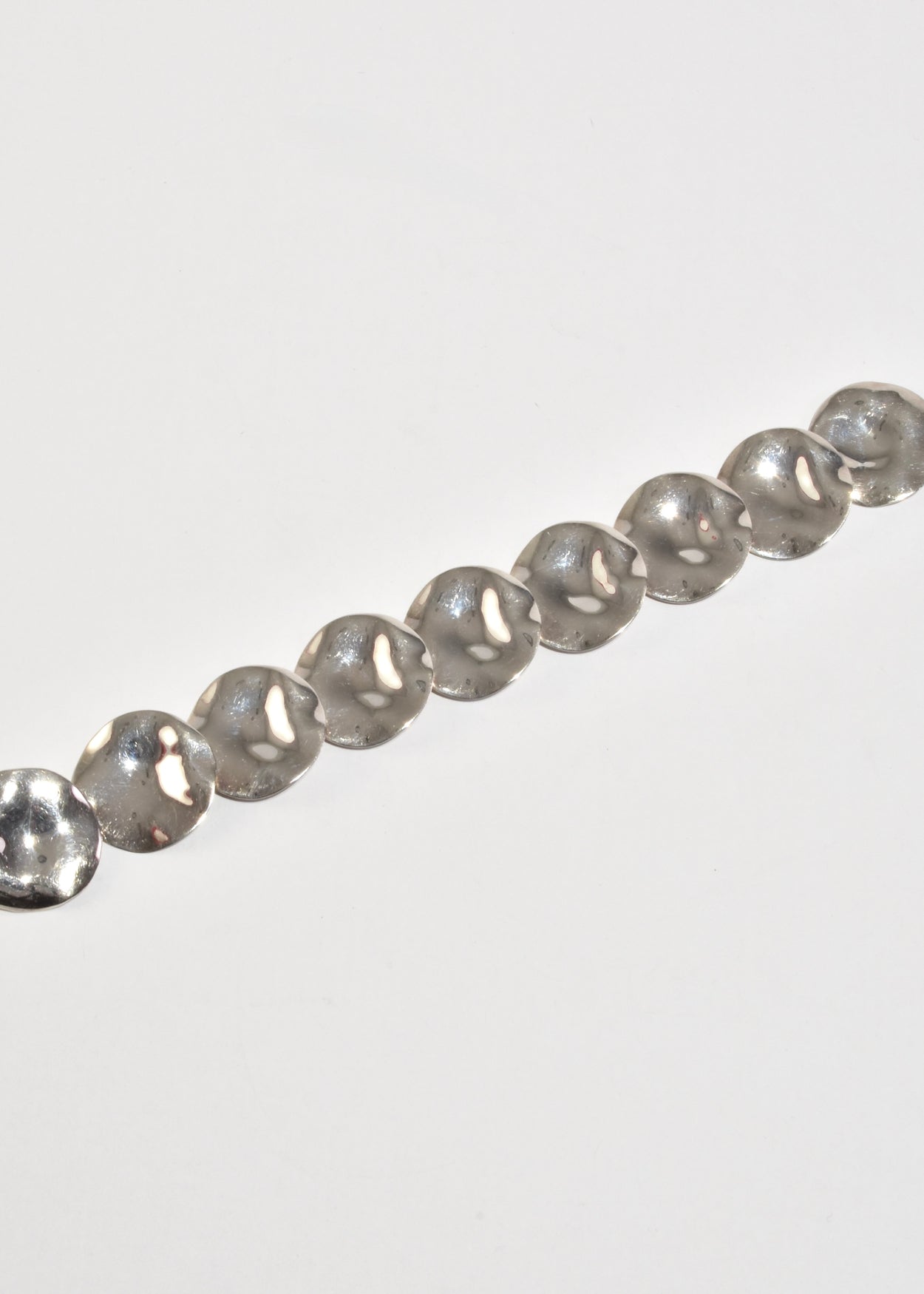 Sculptural Disc Bracelet