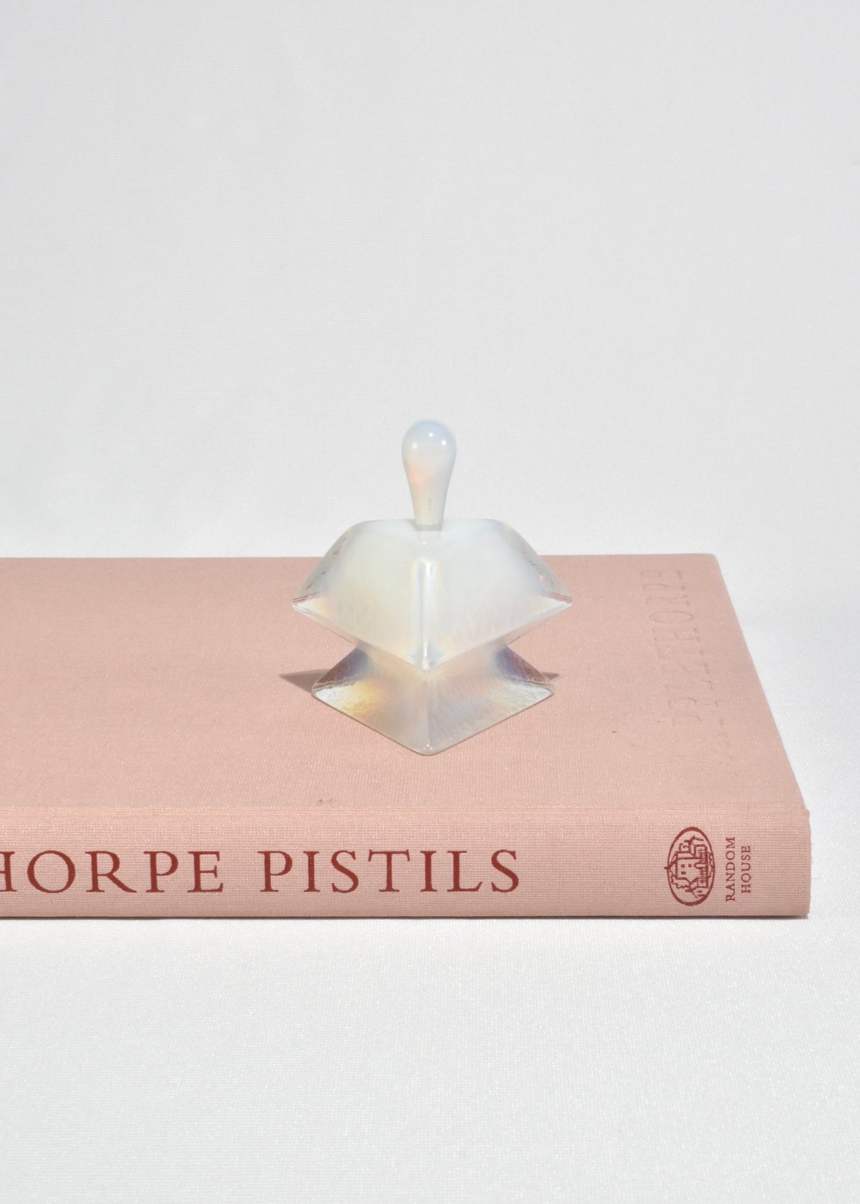 Opalescent Triangular Perfume Bottle