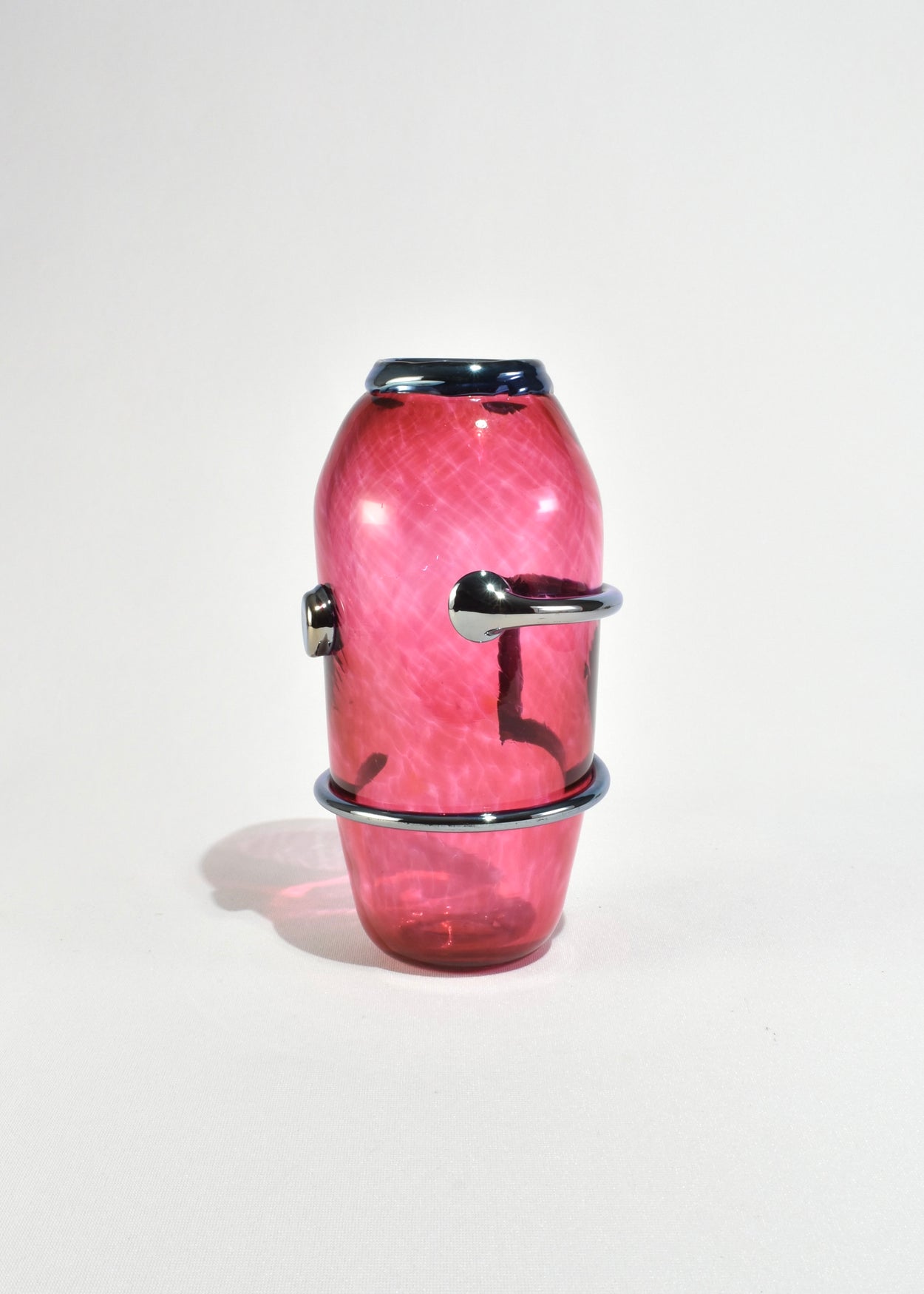 Pink Art Glass Vase