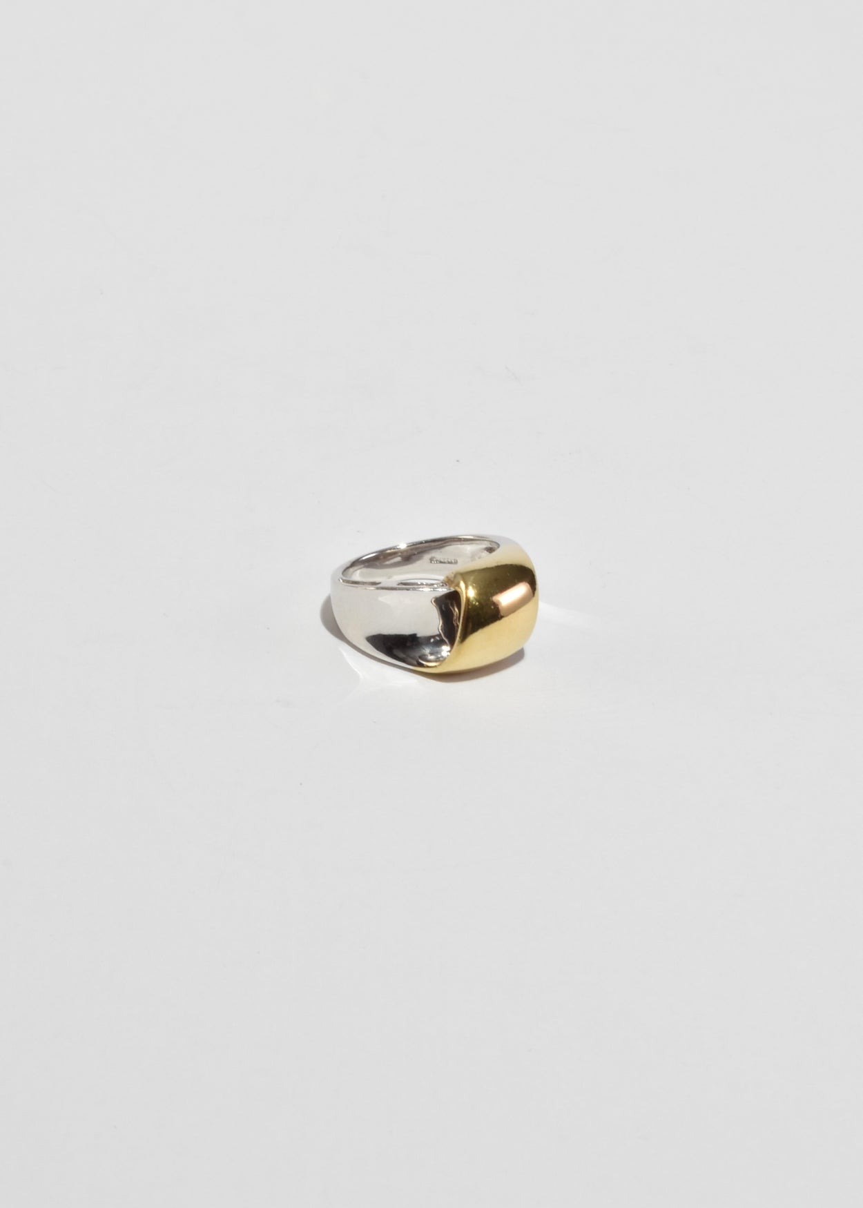 Two-Tone Loop Ring
