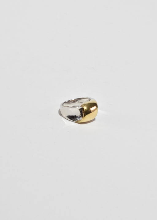 Two-Tone Loop Ring