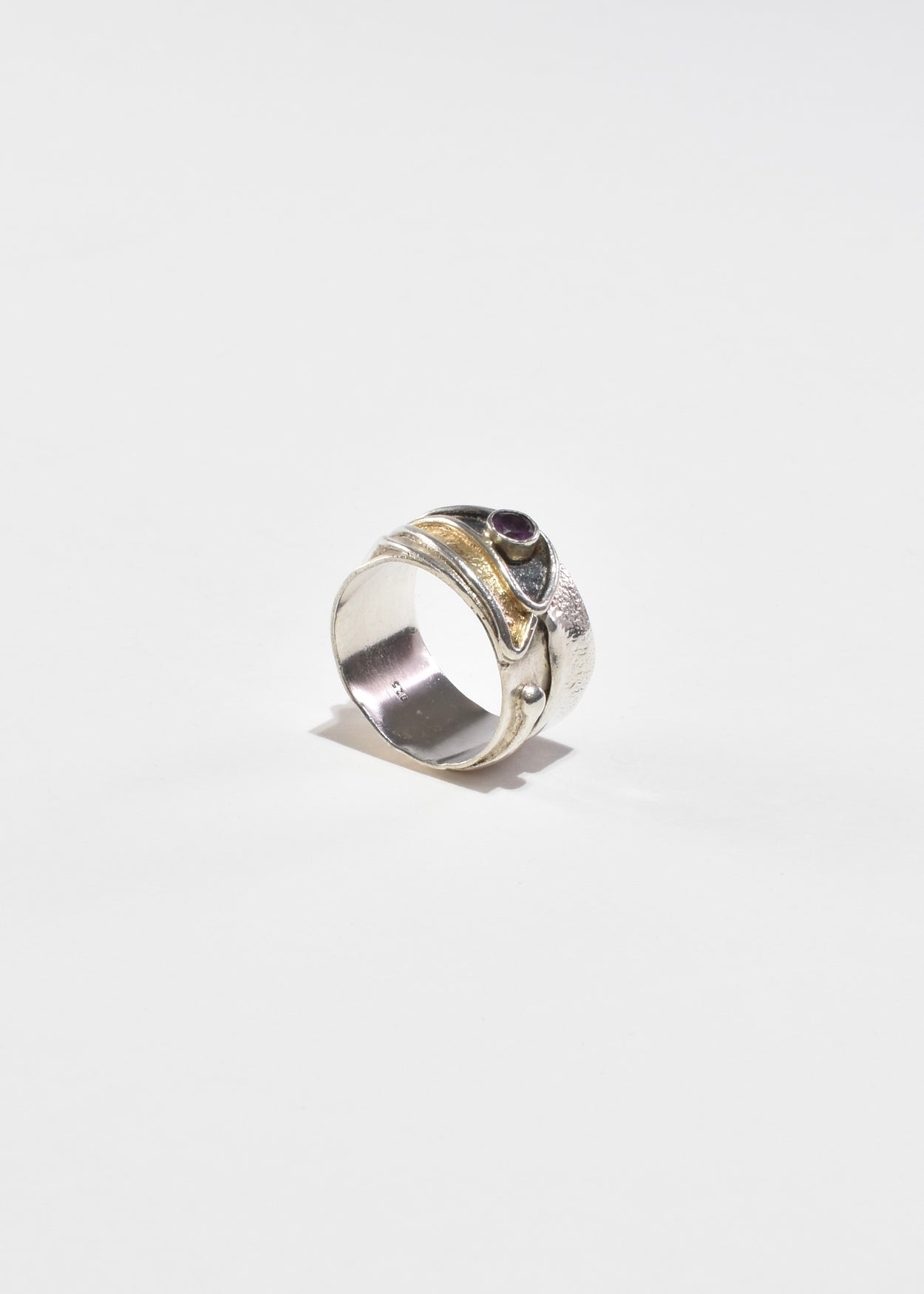 Amethyst Arts & Crafts Ring