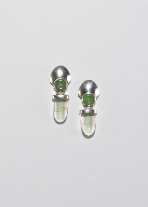 Prehnite Jade Earrings