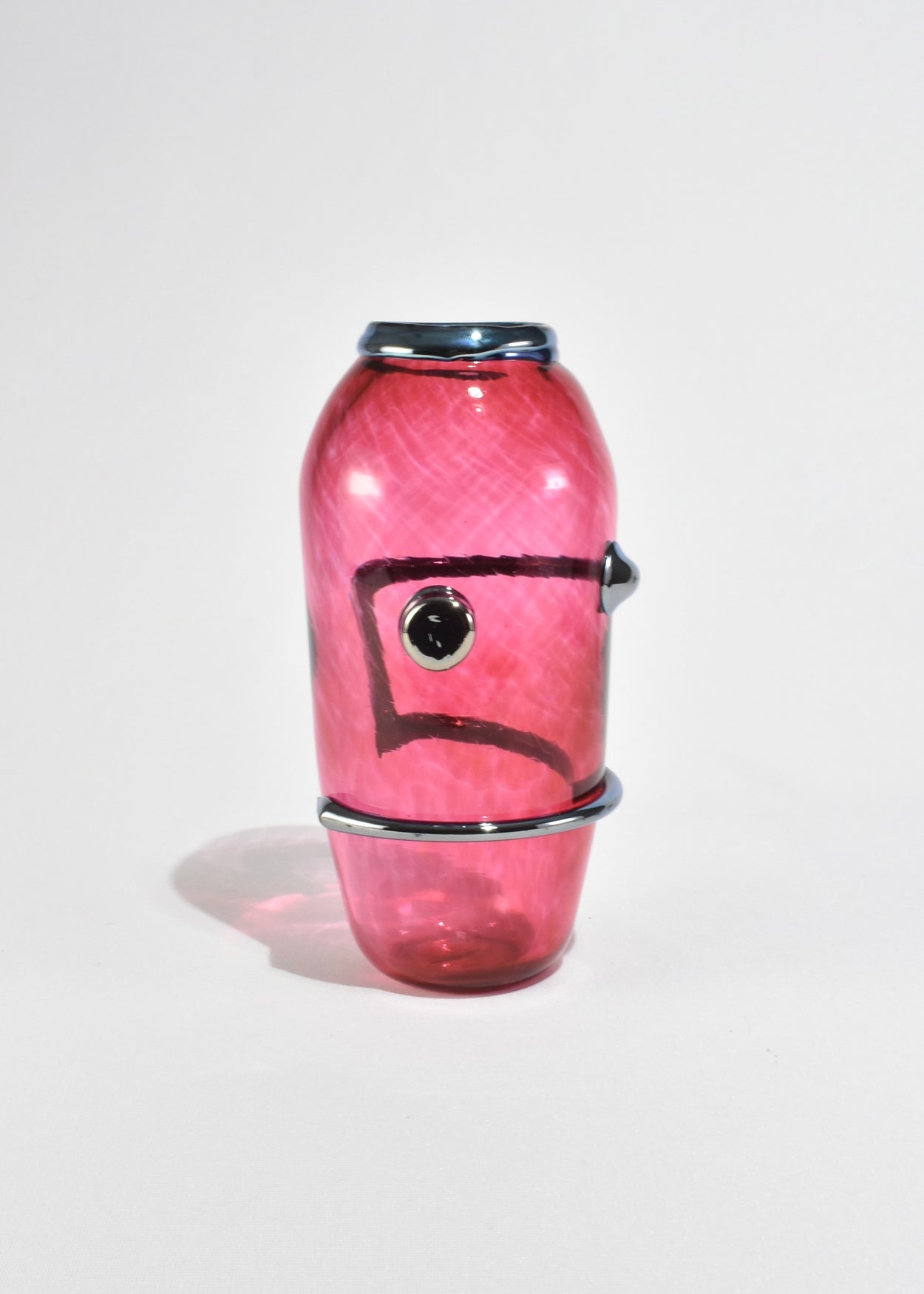 Pink Art Glass Vase