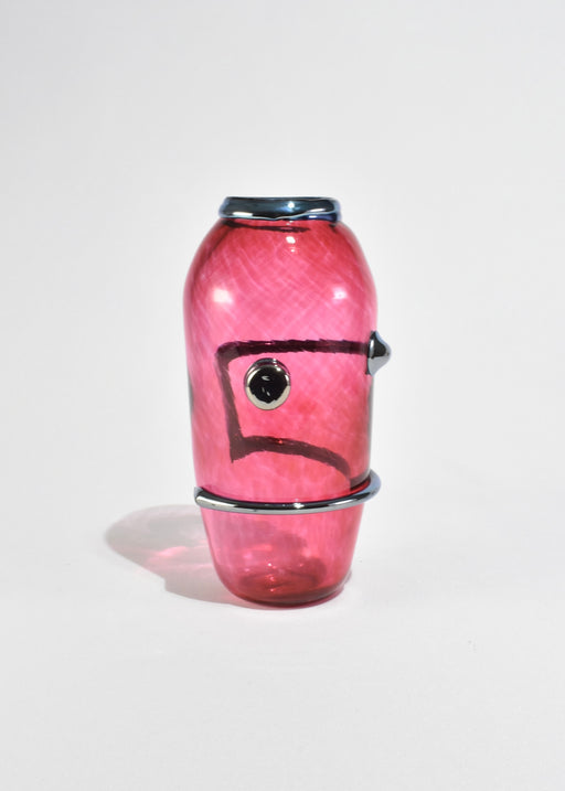 Pink Art Glass Vase