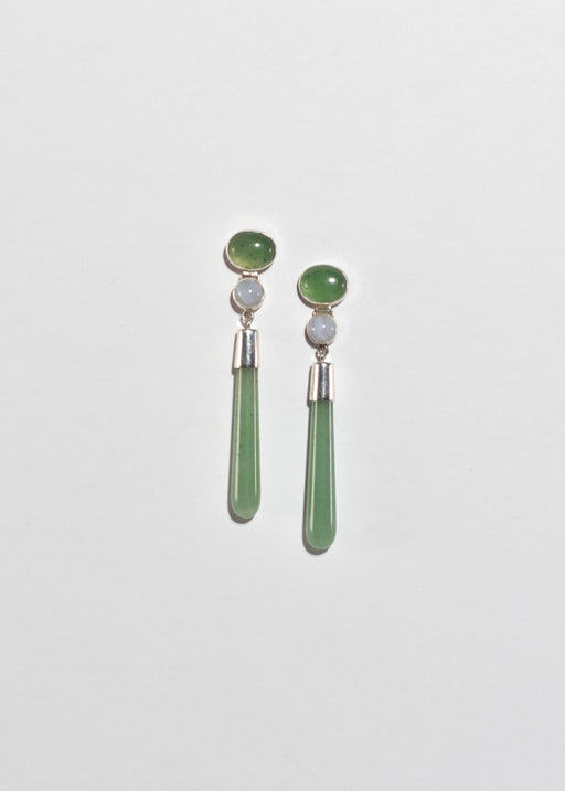 Jade Quartz Earrings