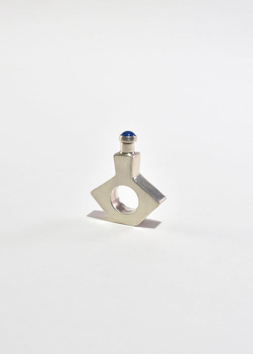 Sterling Chalcedony Perfume Bottle