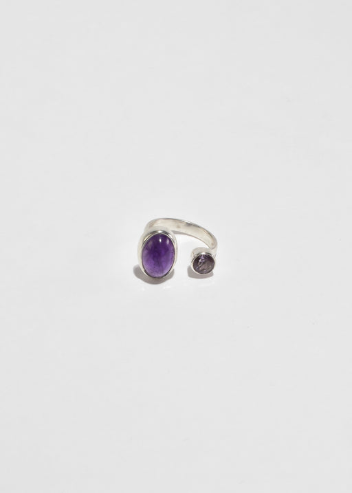Double Amethyst Ring